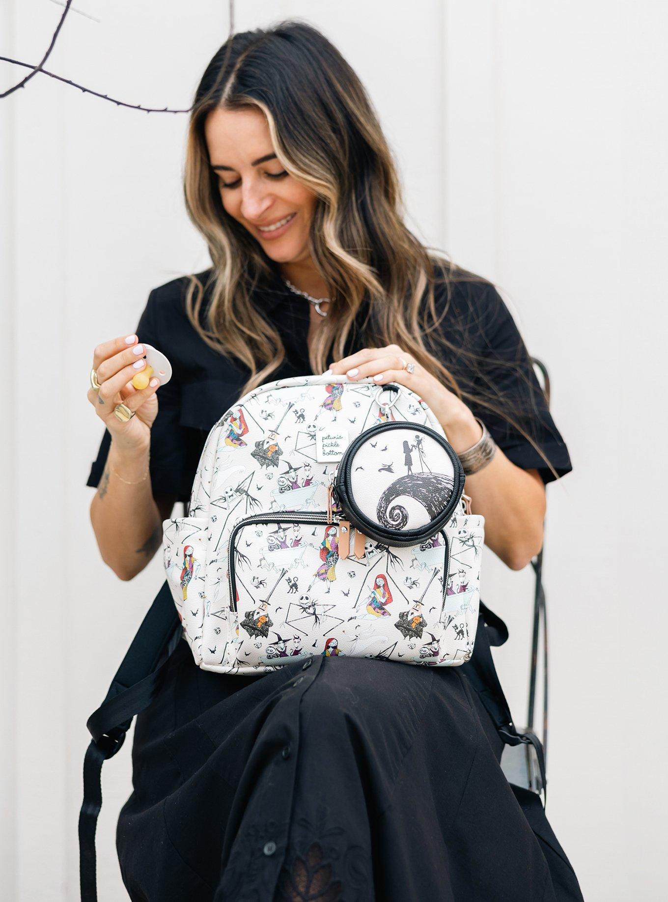 Petunia Pickle Bottom Disney The Nightmare Before Christmas Characters Allover Print Ace Mini Backpack & Coin Purse