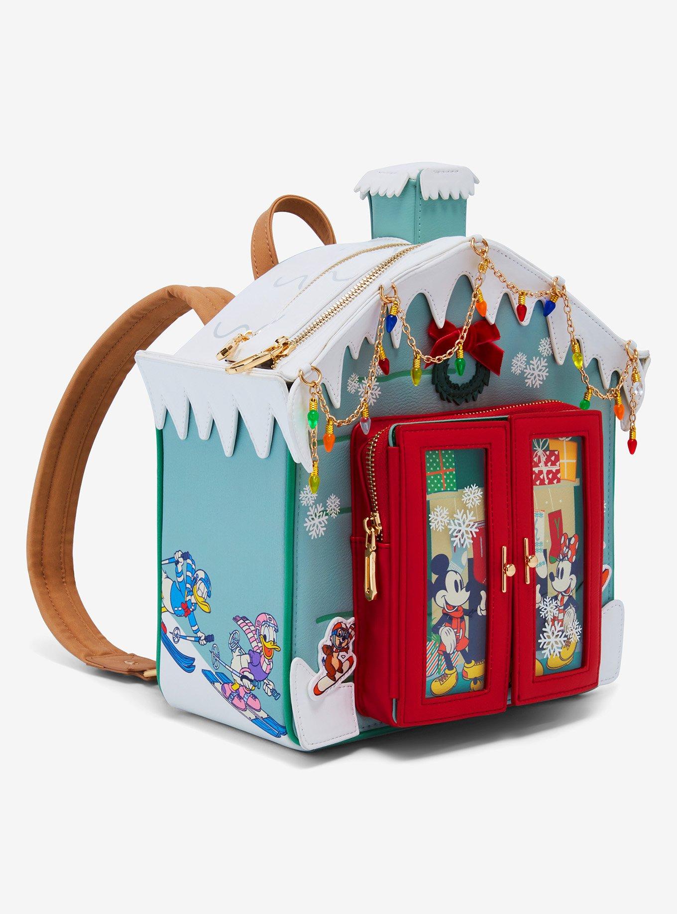 Disney Mickey Mouse and Friends Ski House Figural Mini Backpack - BoxLunch Exclusive, , alternate