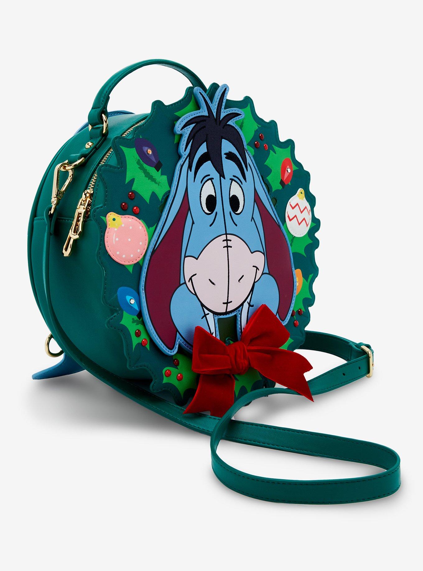 Our Universe Disney Winnie the Pooh Eeyore Holiday Wreath Convertible Light-Up Backpack &mdash; BoxLunch Exclusive, , alternate