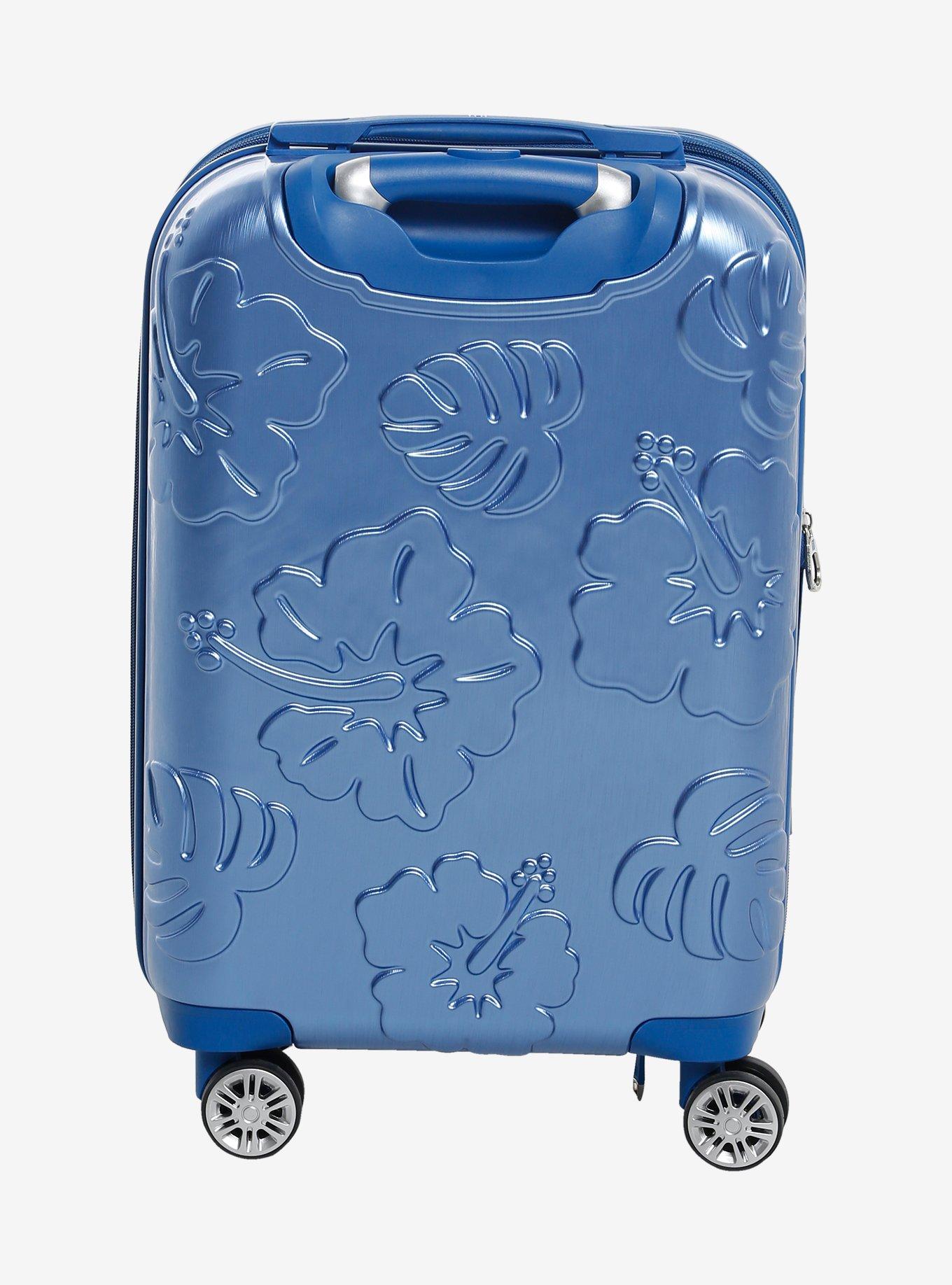 Ful Disney Stitch Blue Textured Hard Shell Luggage, , alternate