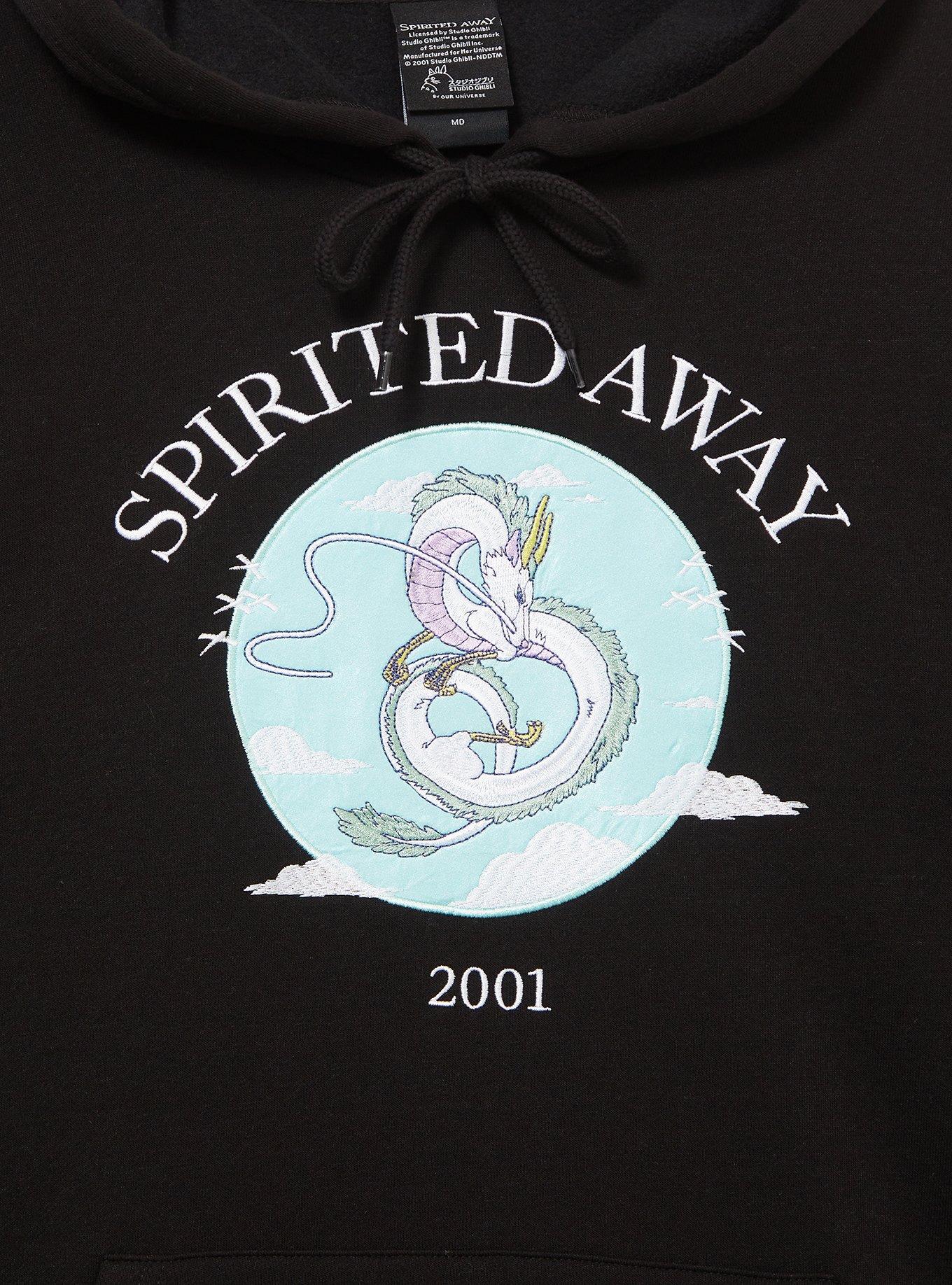 Studio Ghibli Spirited Away Haku Portrait Hoodie - BoxLunch Exclusive, BLACK, alternate