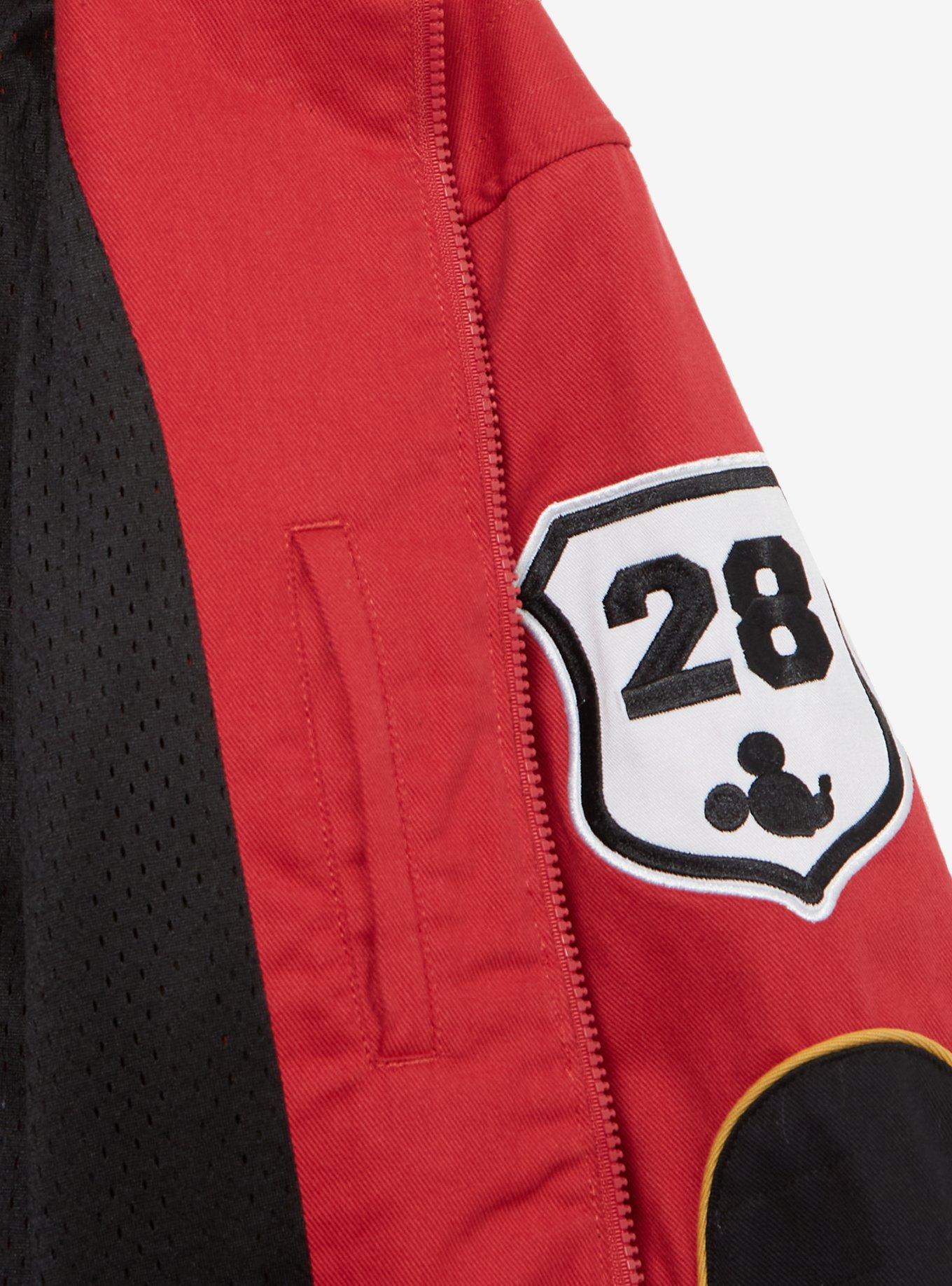 Disney Mickey Mouse Racing Jacket - BoxLunch Exclusive, BLACK  BLACK RED, alternate