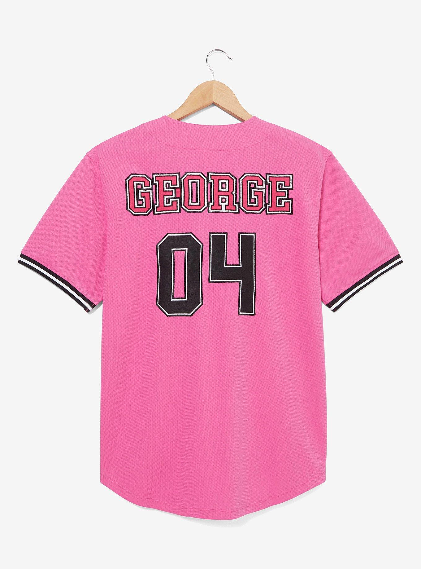 Mean Girls Regina George The Plastics Baseball Jersey — BoxLunch Exclusive, PINK  BLACK, alternate