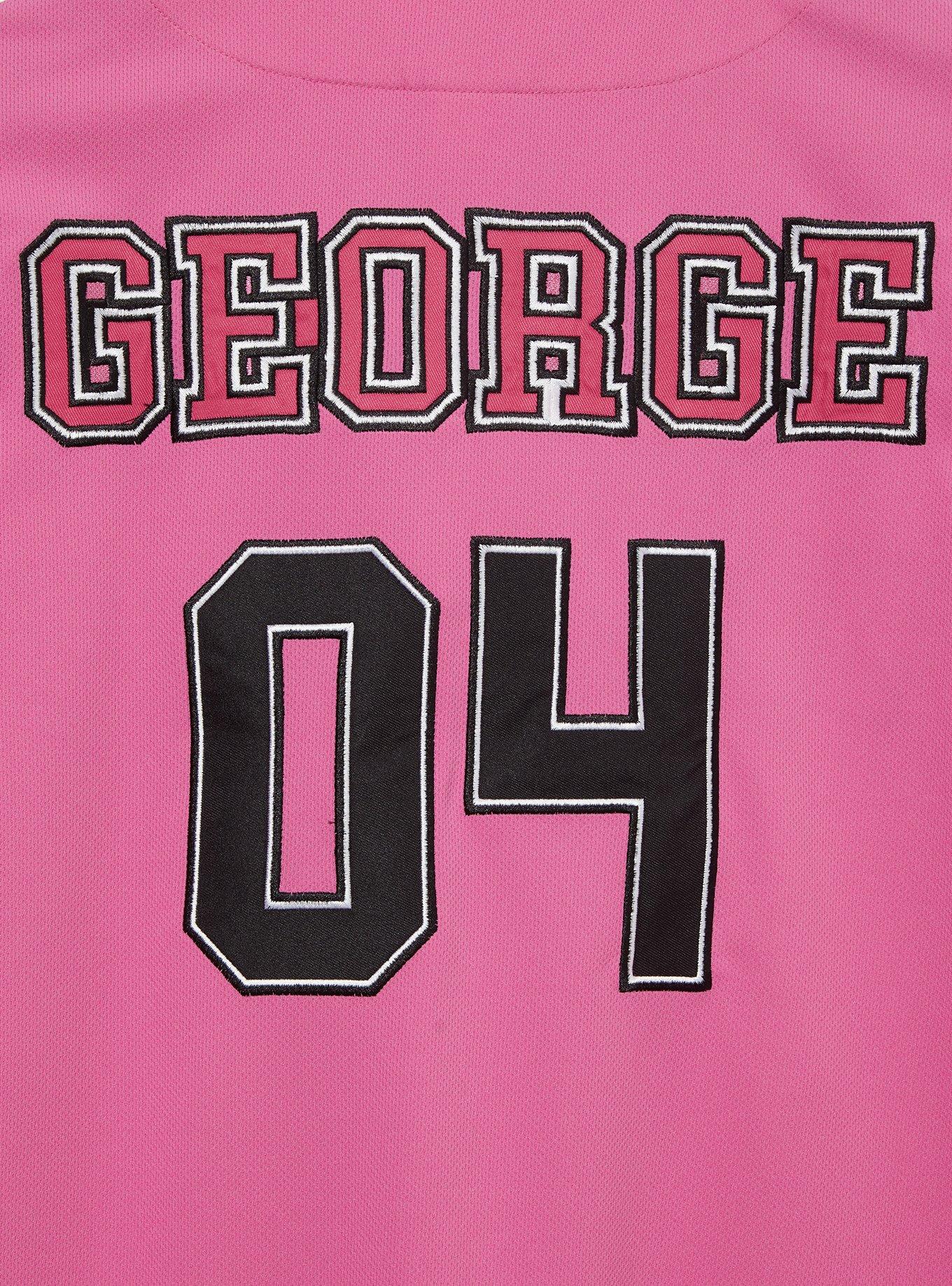 Mean Girls Regina George The Plastics Baseball Jersey — BoxLunch Exclusive, PINK  BLACK, alternate