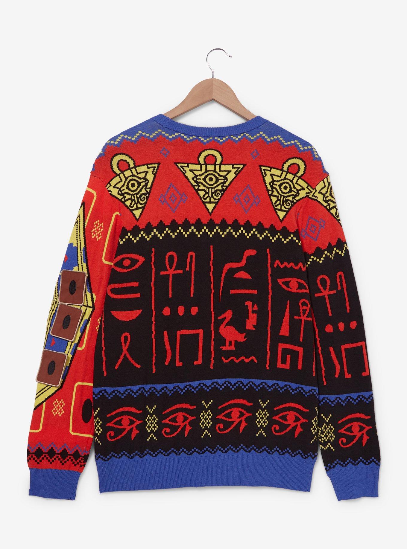 Yu-Gi-Oh! Yami Yugi Patterned Holiday Sweater - BoxLunch Exclusive, MULTI COLOR, alternate