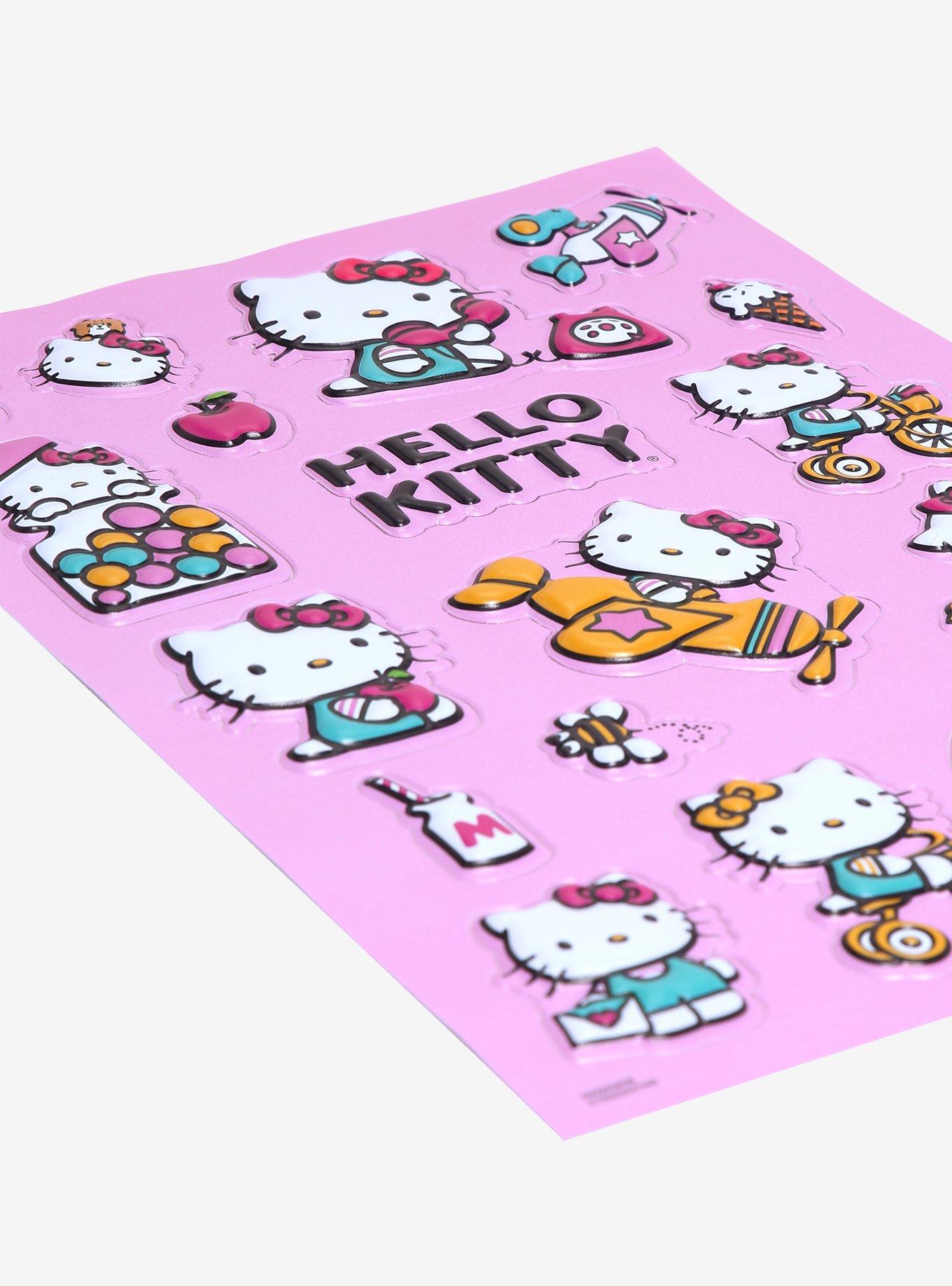 Hello Kitty Puffy Sticker Sheet, , hi-res