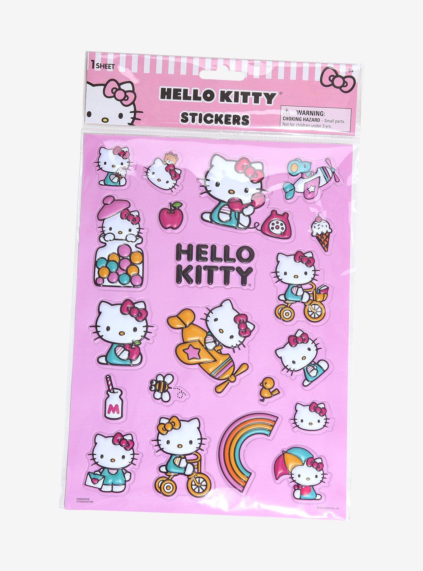Hello Kitty Puffy Sticker Sheet, , alternate