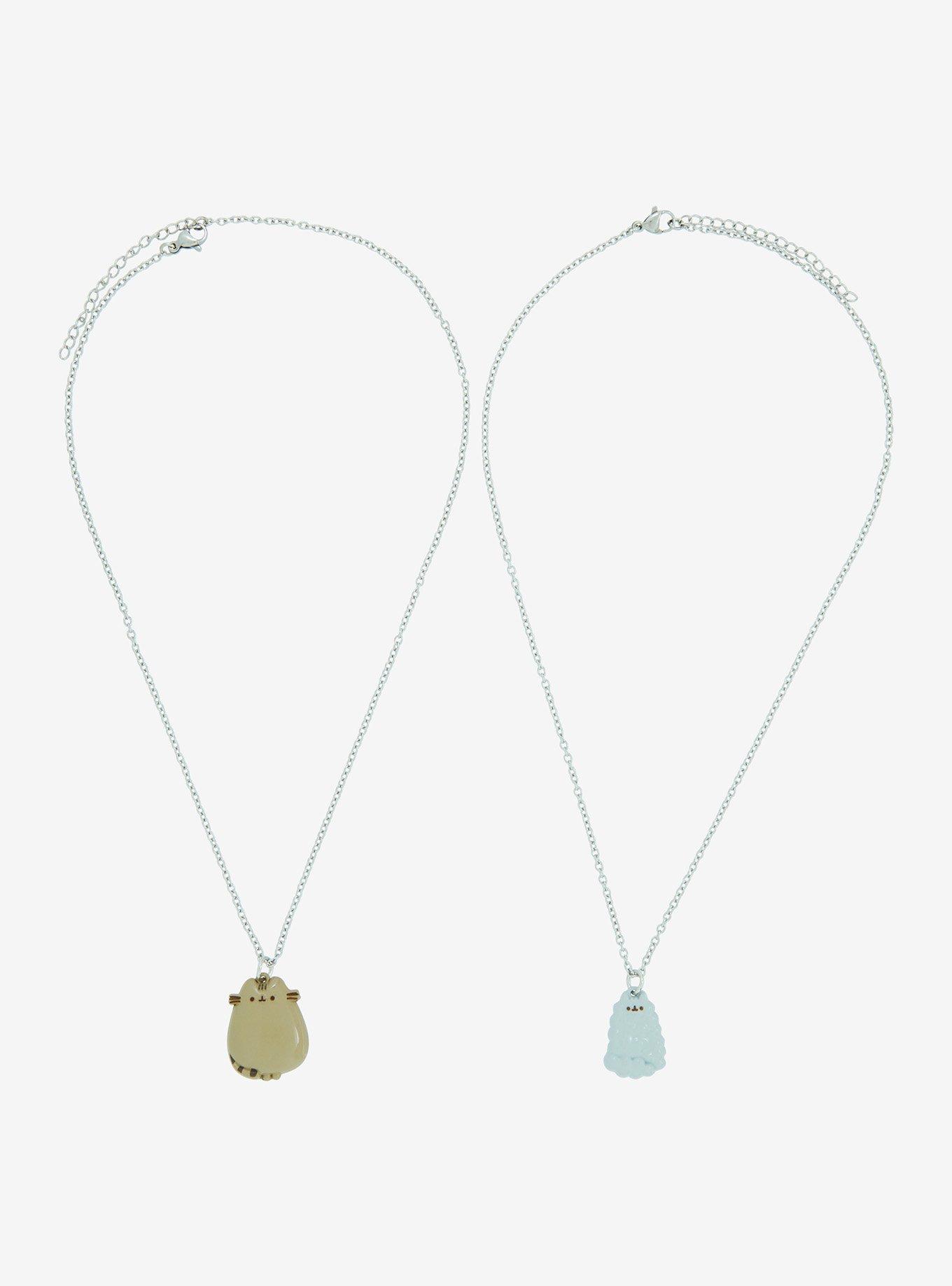 Pusheen Stormy Charm Best Friend Necklace Set, , hi-res