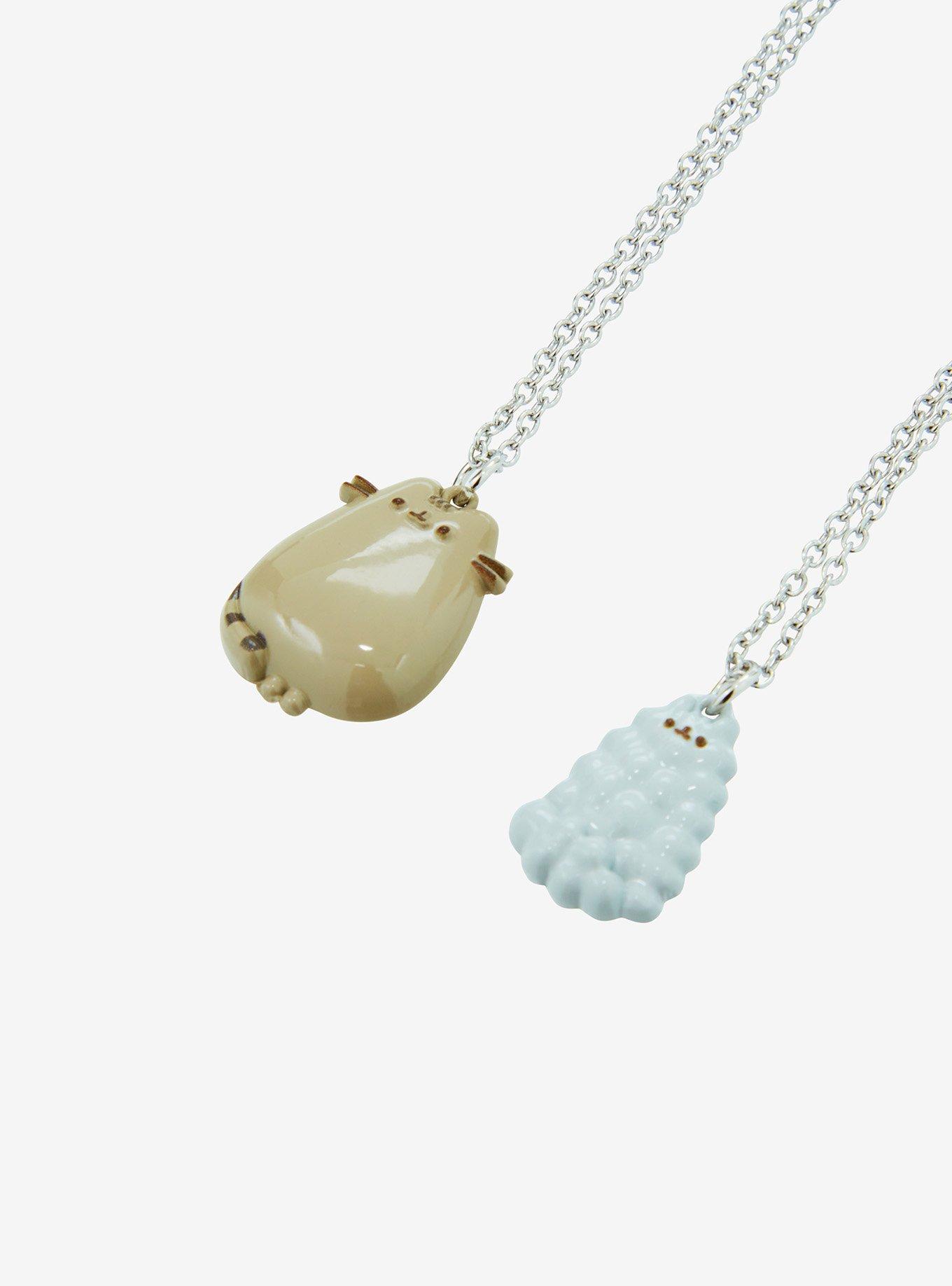 Pusheen Stormy Charm Best Friend Necklace Set, , alternate