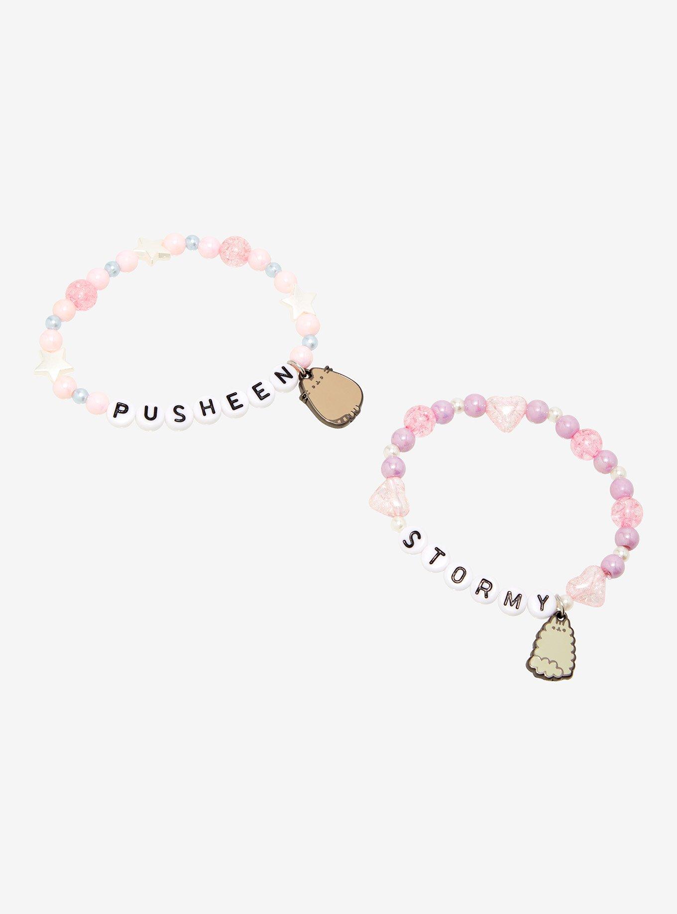 Pusheen Stormy Best Friend Bead Bracelet Set, , hi-res