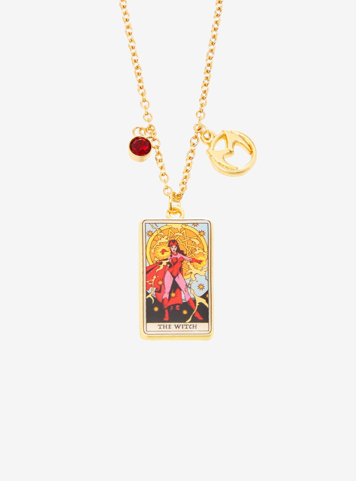 Marvel Strange Tales Scarlet Witch & Doctor Strange Best Friend Necklace Set, , alternate