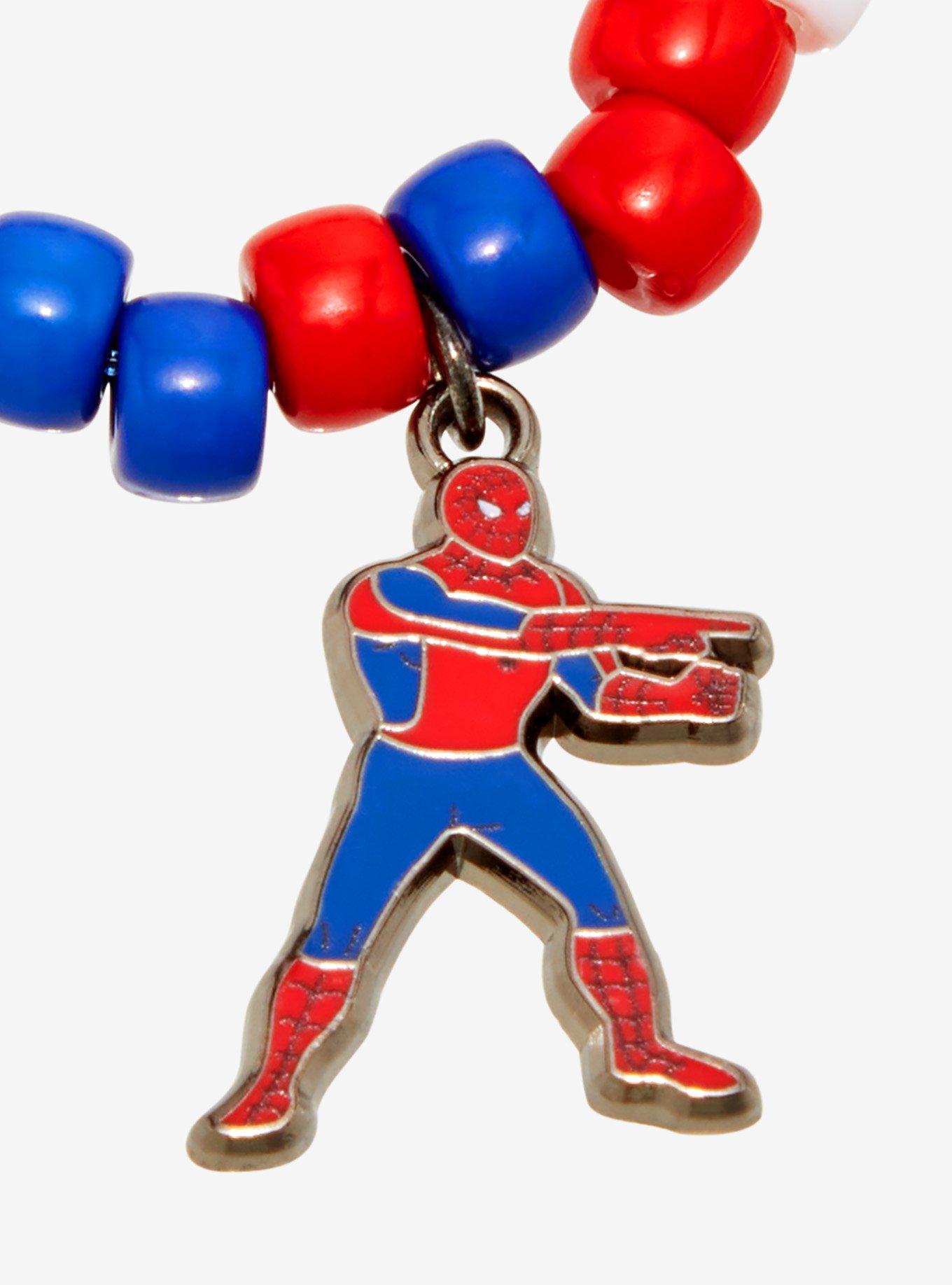 Marvel Spider-Man Pointing Meme Best Friend Bead Bracelet Set, , alternate