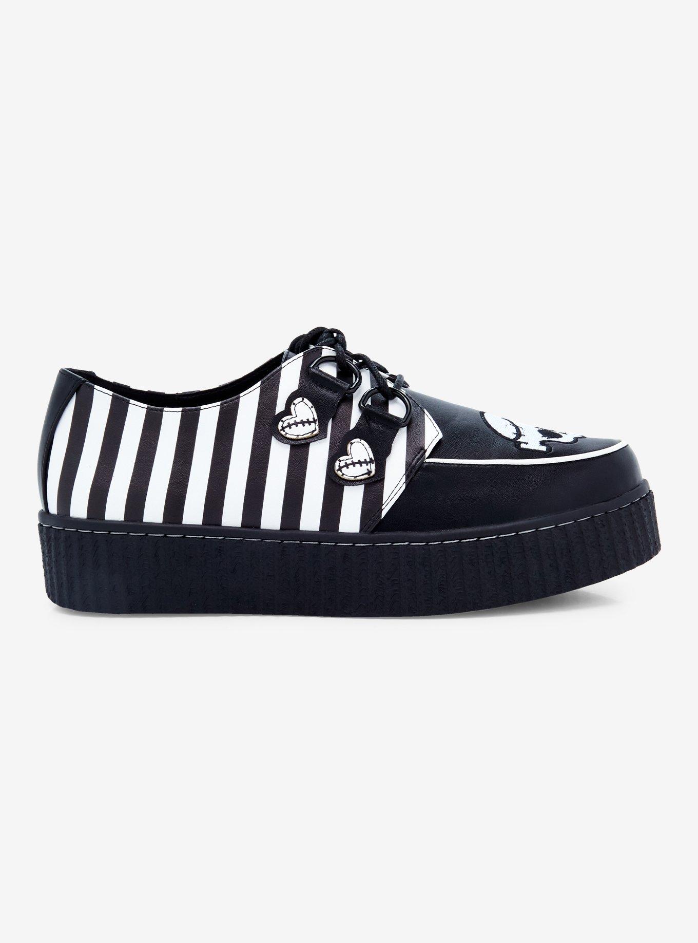 Monster High X YRU Frankie Stein Stripe Creepers, MULTI, alternate