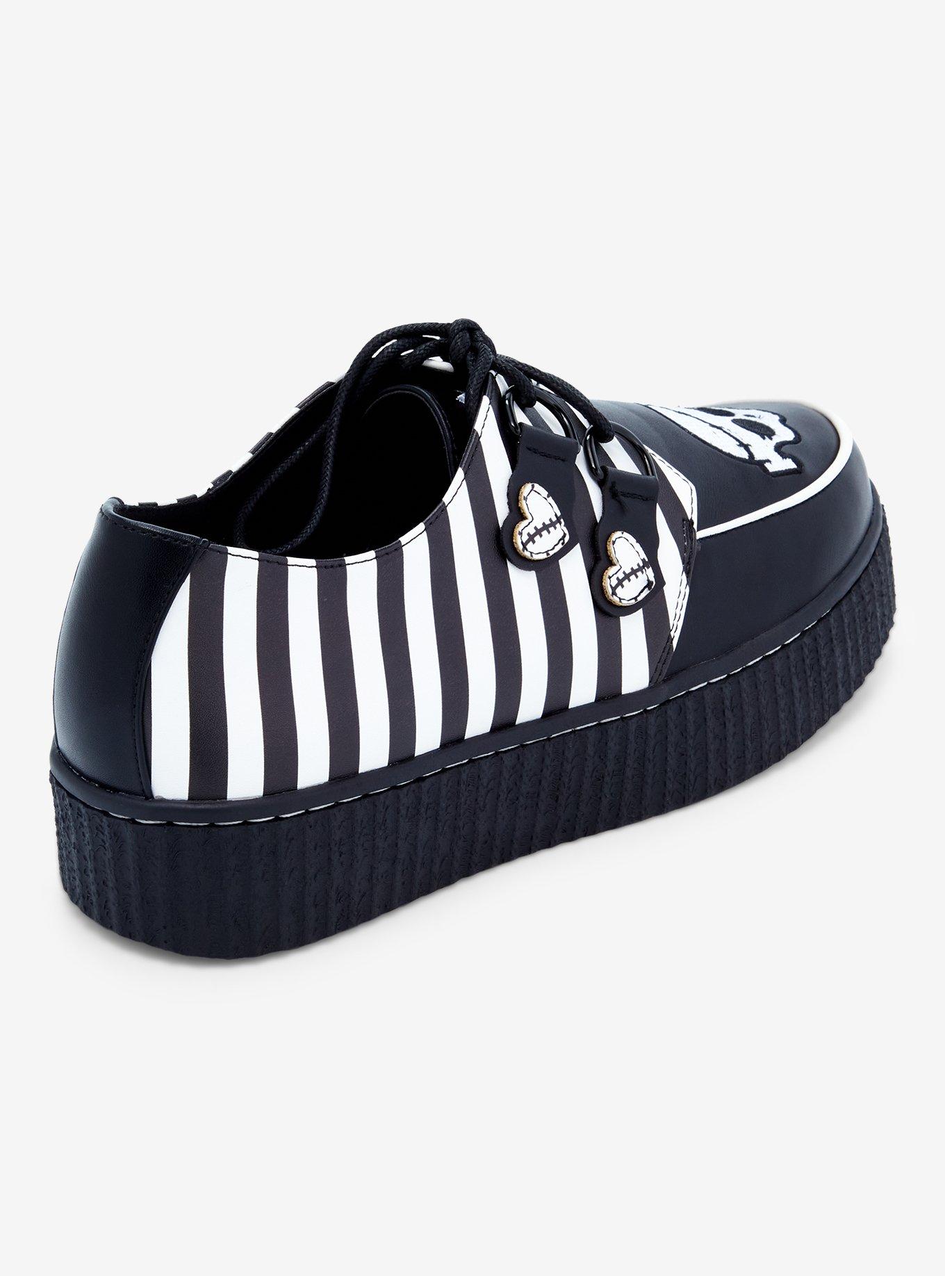 Monster High X YRU Frankie Stein Stripe Creepers, MULTI, alternate
