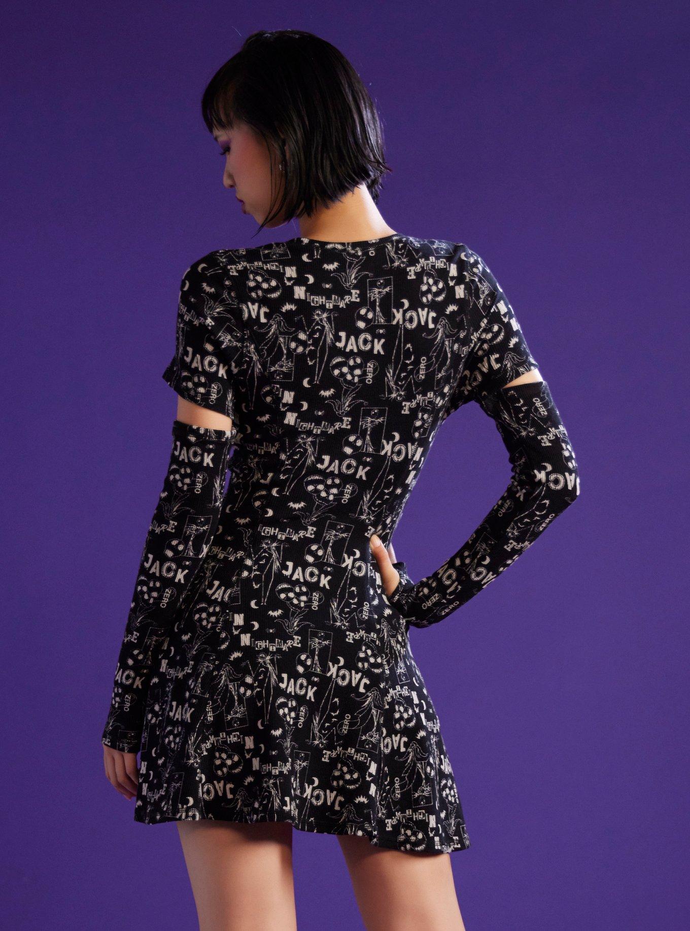 Her Universe The Nightmare Before Christmas Arm Warmer Thermal Dress, MULTI, alternate