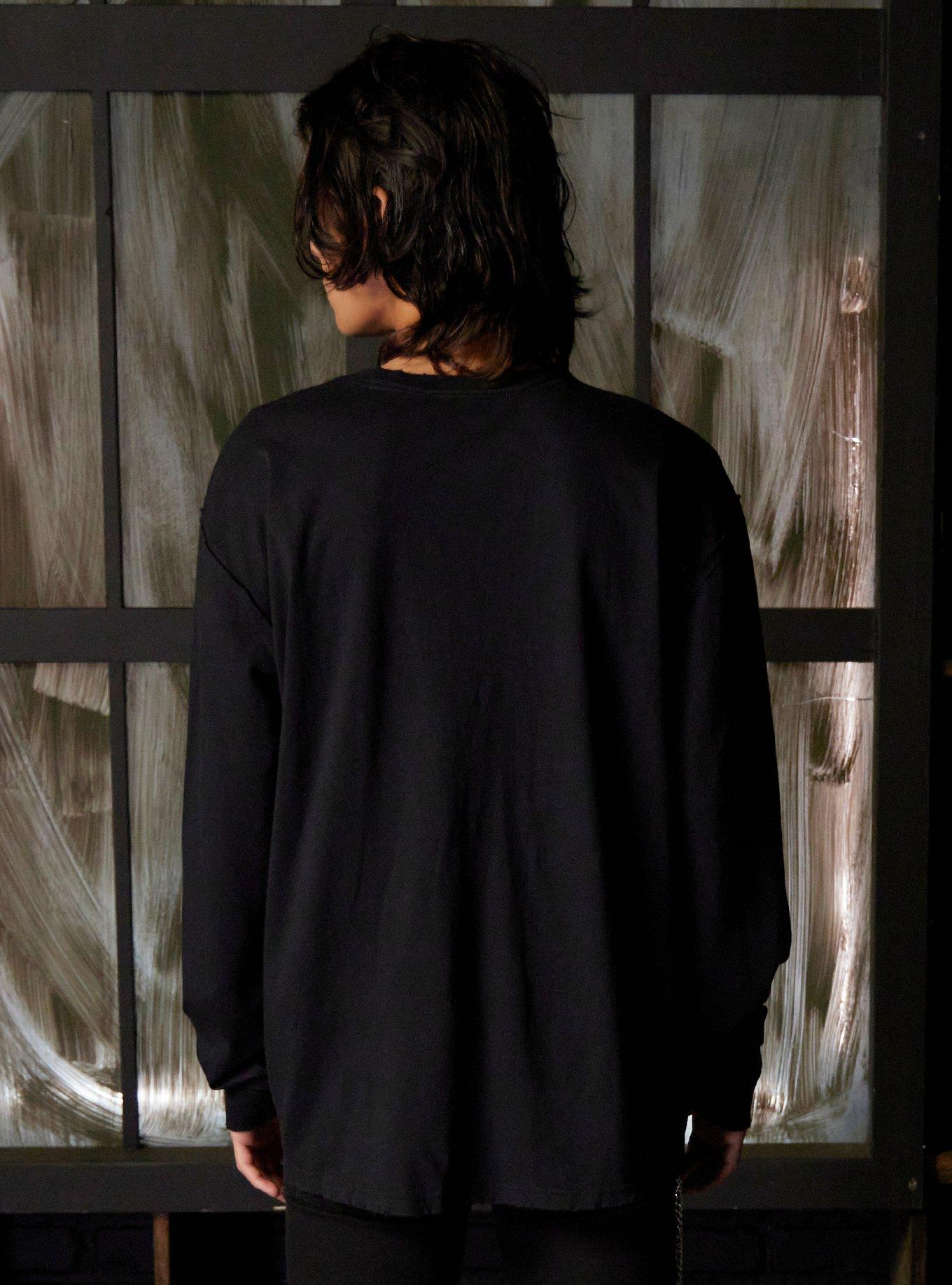 The Crow Eric Draven Destructed Long-Sleeve T-Shirt, BLACK, alternate