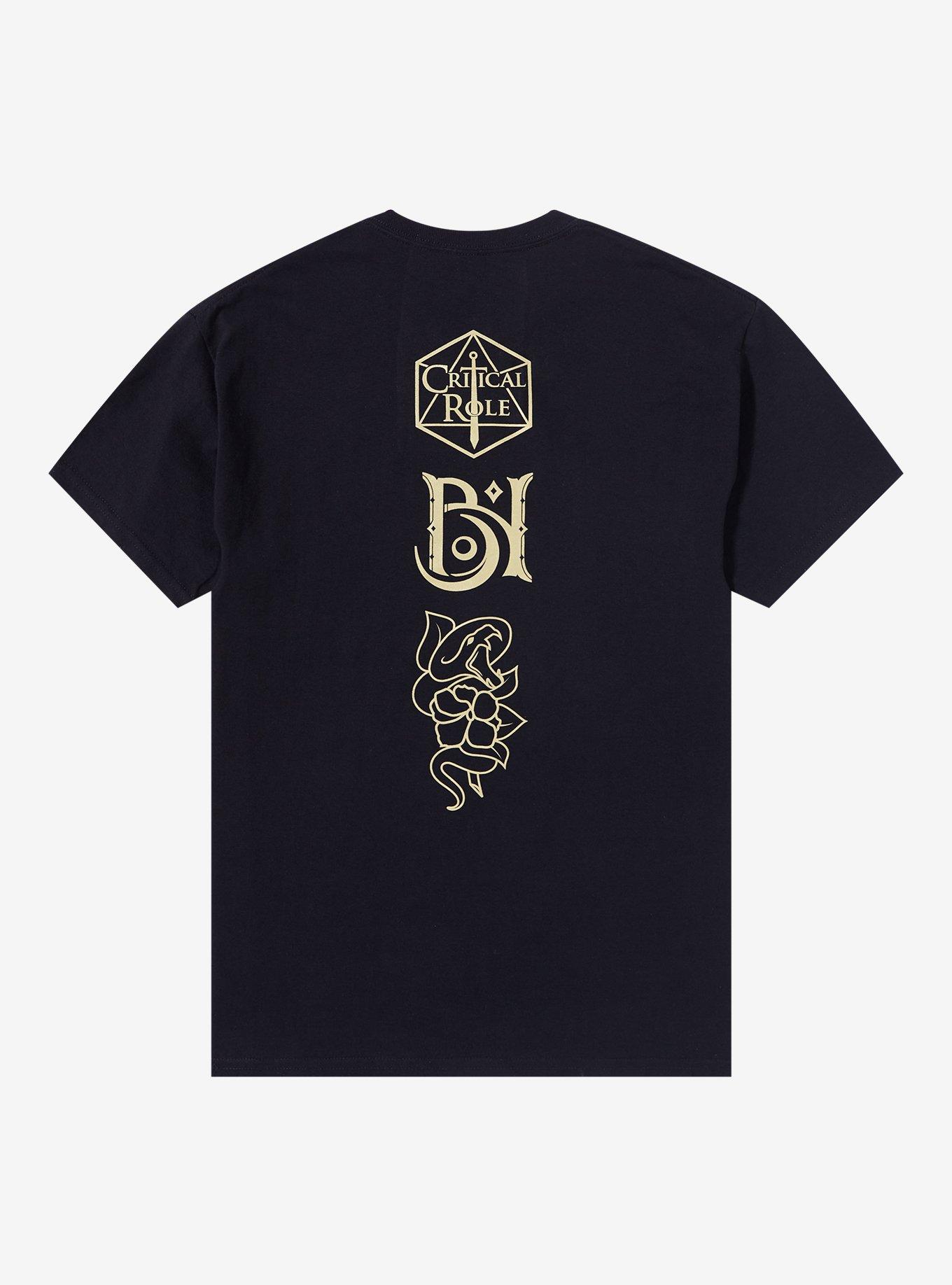 Critical Role Fearne Calloway T-Shirt, BLACK, alternate