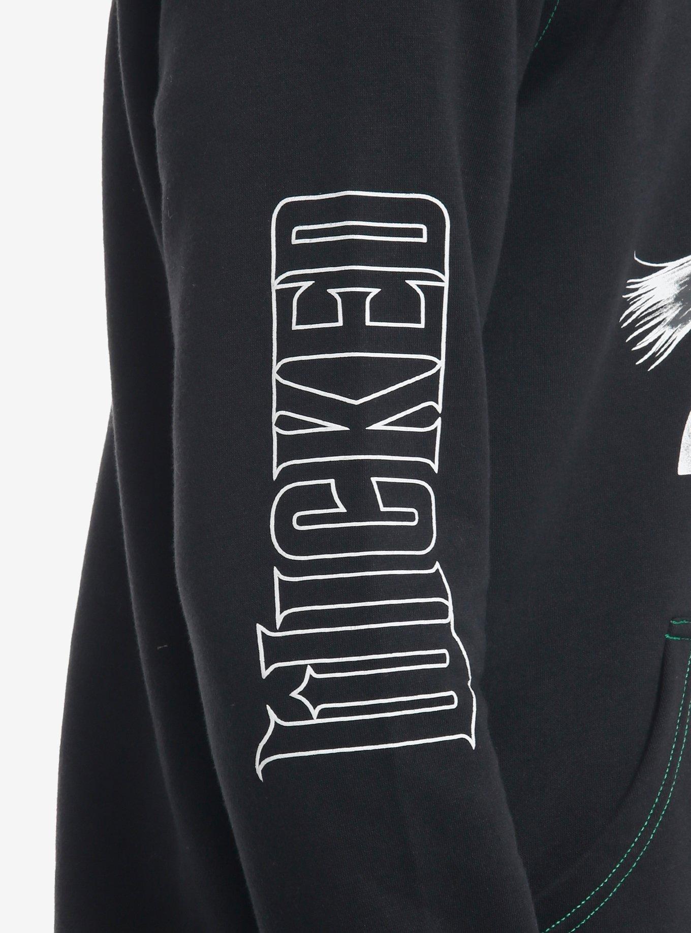 Wicked Elphaba & Glinda Split Hoodie, BLACK, alternate