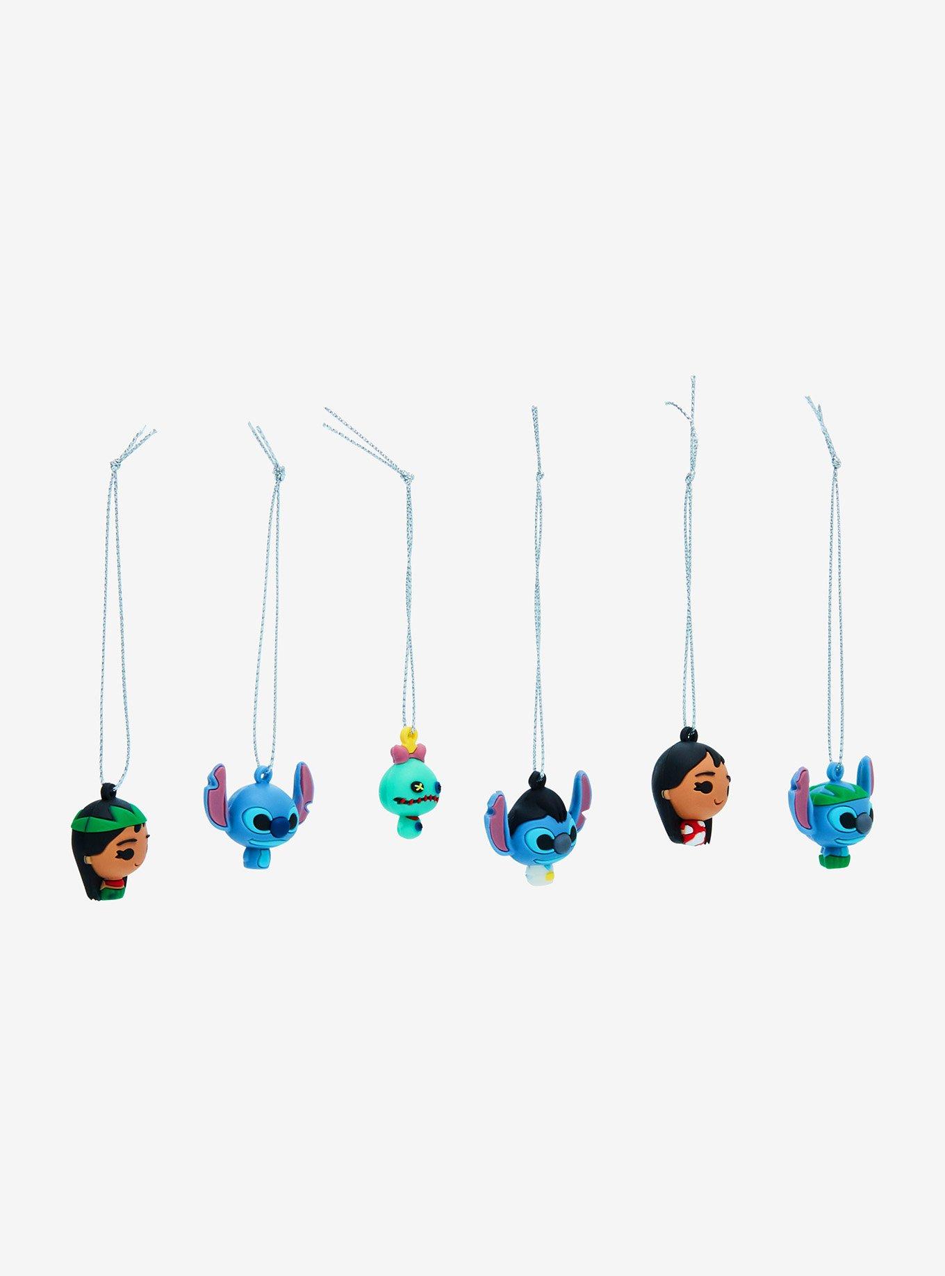 Hallmark Disney Lilo & Stitch Shatterproof Mini Ornament Set, , alternate