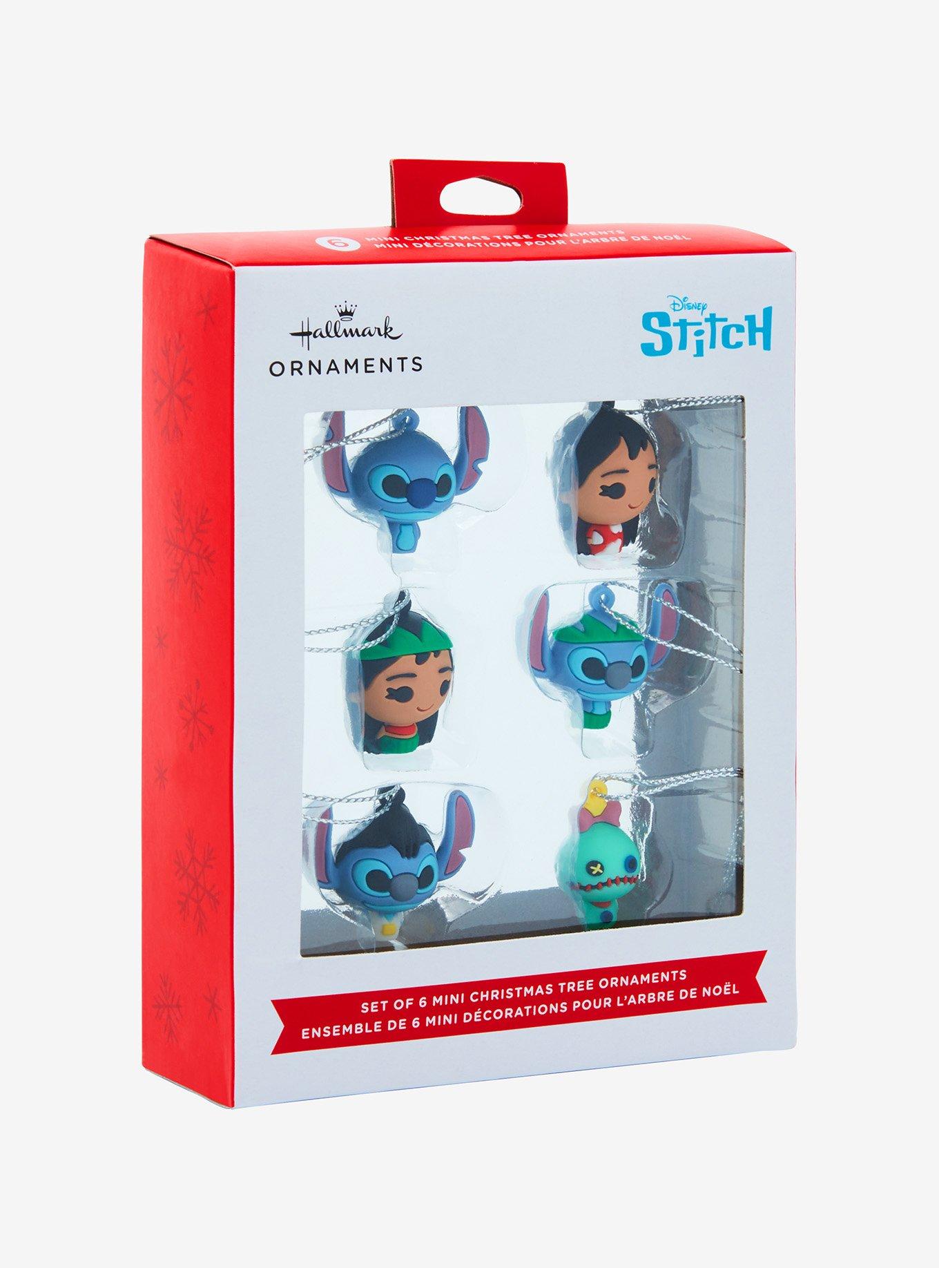 Hallmark Disney Lilo & Stitch Shatterproof Mini Ornament Set