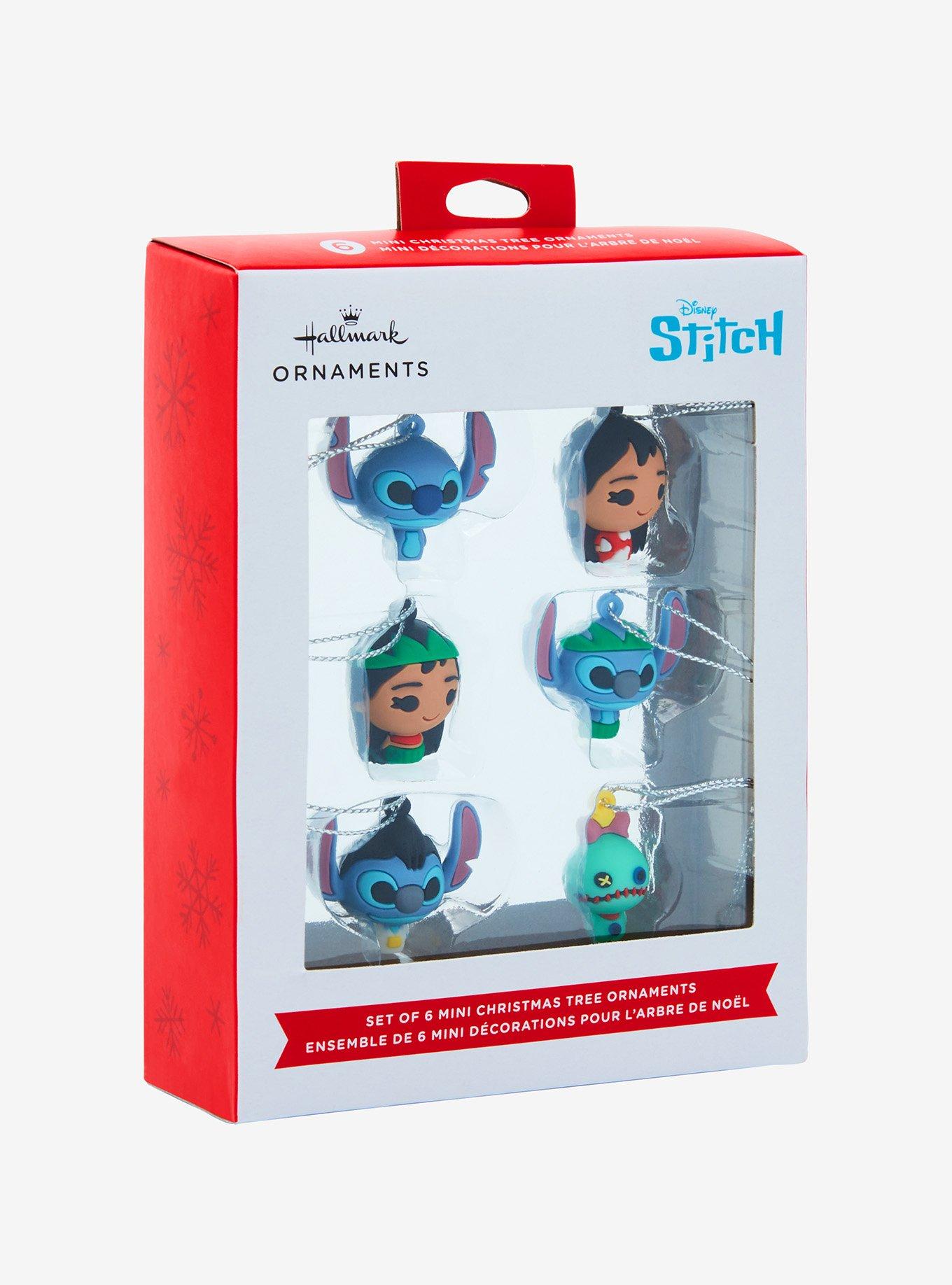 Hallmark Disney Lilo & Stitch Shatterproof Mini Ornament Set, , alternate
