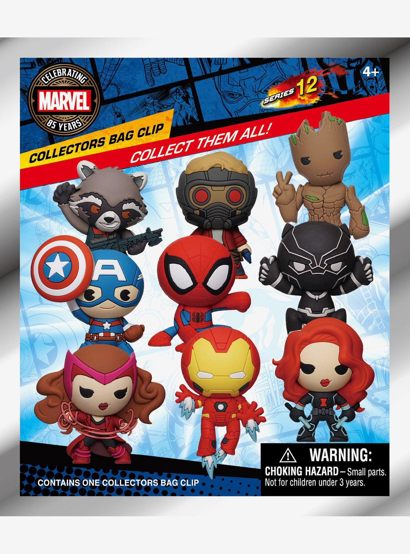 Marvel 85th Anniversary Character Blind Bag Figural Bag Clip, , alternate
