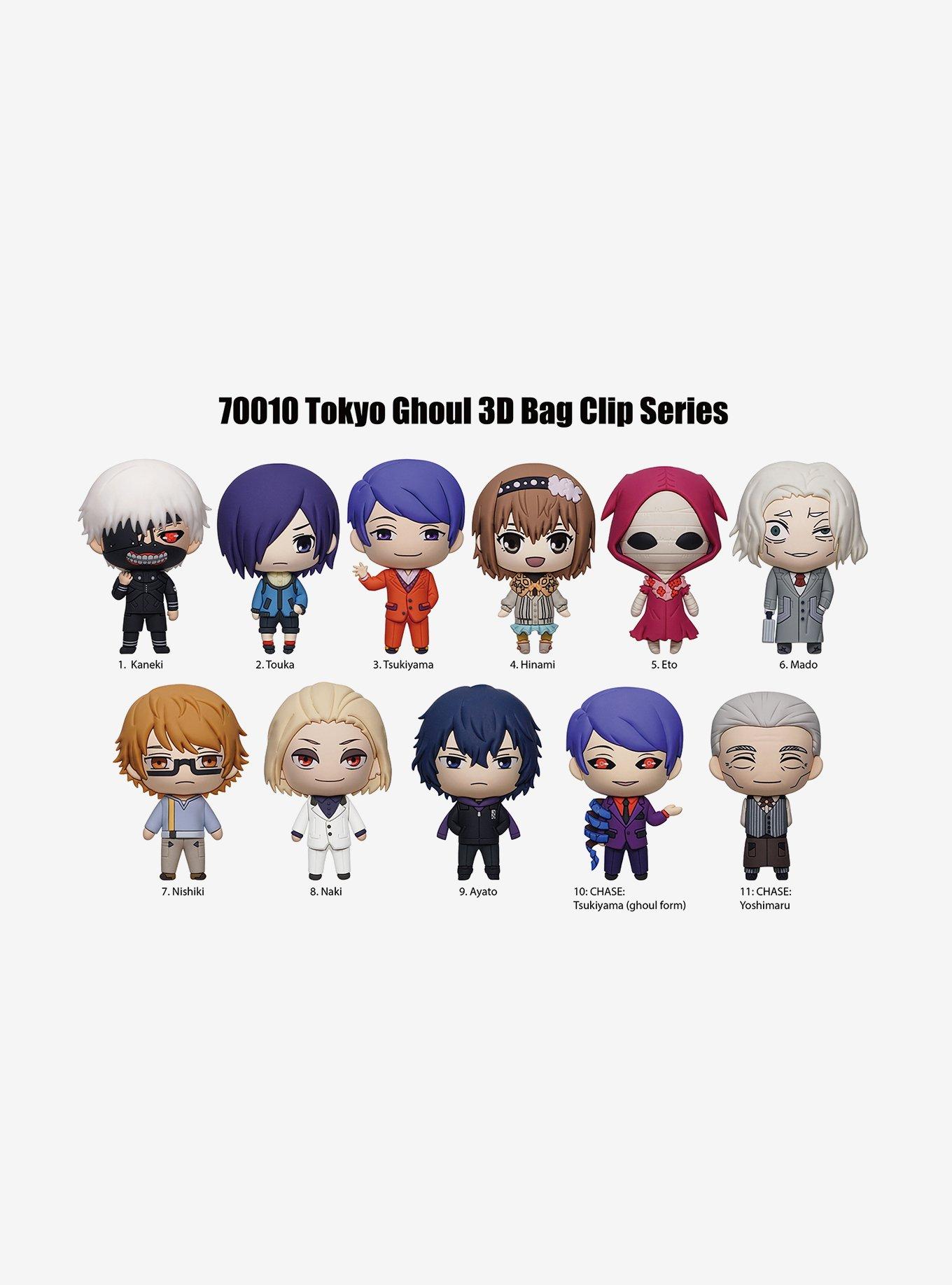 Tokyo Ghoul Characters 10th Anniversary Series 2 Blind Bag Figural Bag Clip, , hi-res