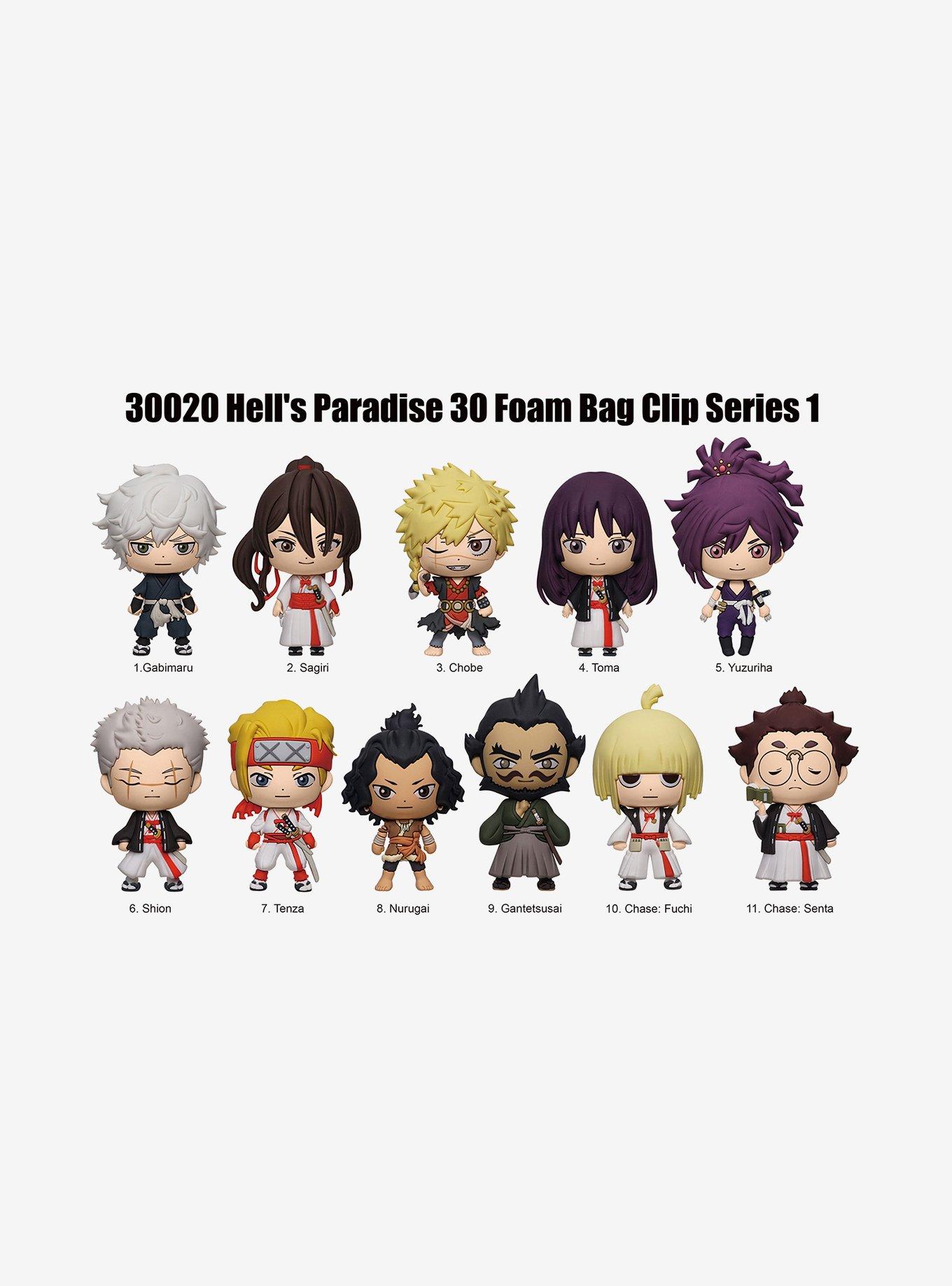 Hell's Paradise Characters Series 1 Blind Bag Figural Bag Clip, , hi-res