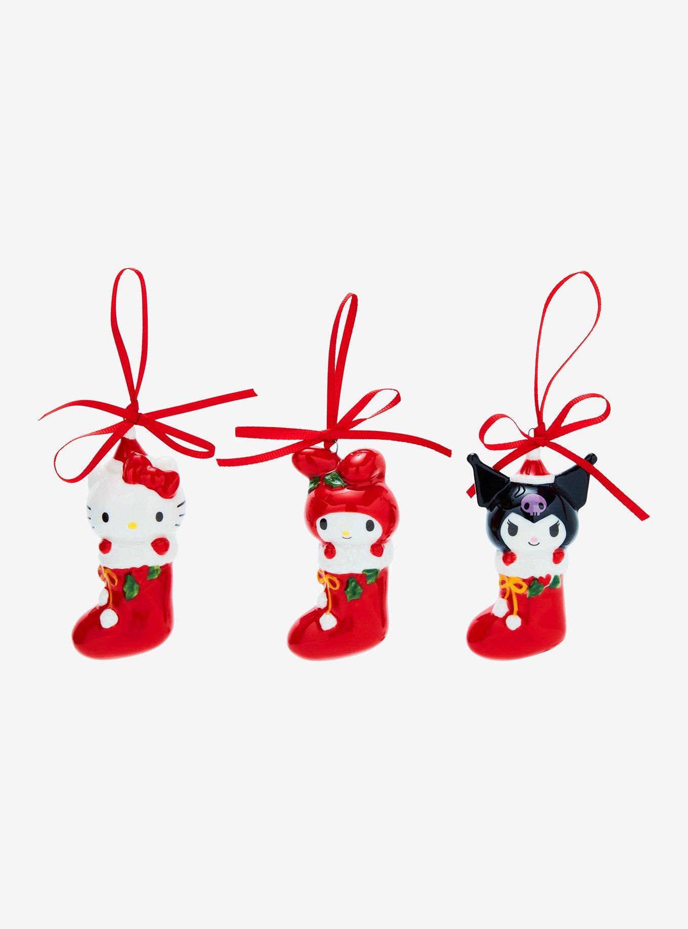 Shop Blue Sky Hello Kitty And Friends Holiday Stocking Trio Ornament Set