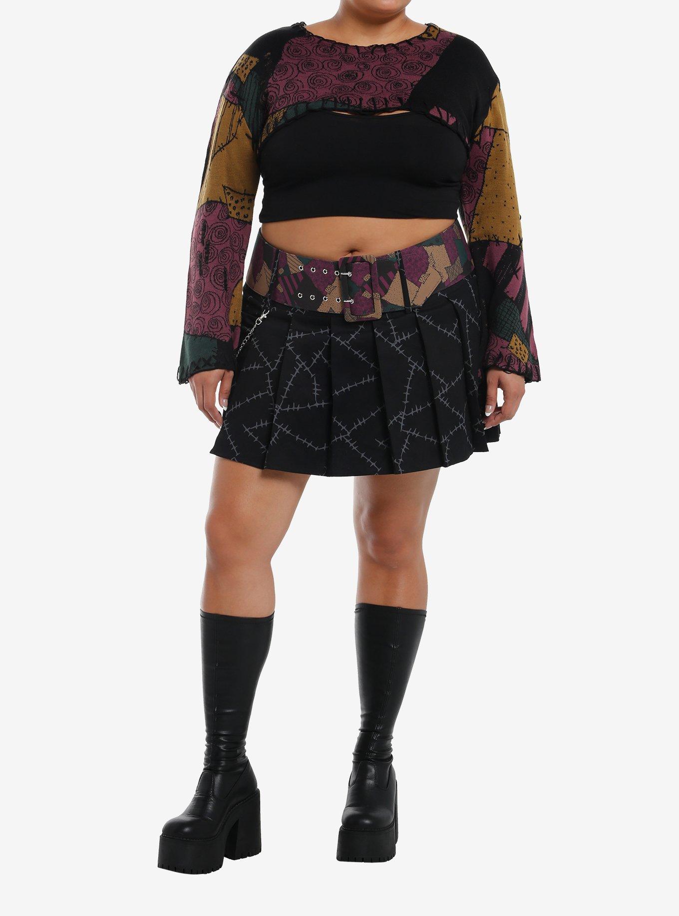 Her Universe The Nightmare Before Christmas Sally Bolero Crop Shrug Plus Size, MULTI, alternate