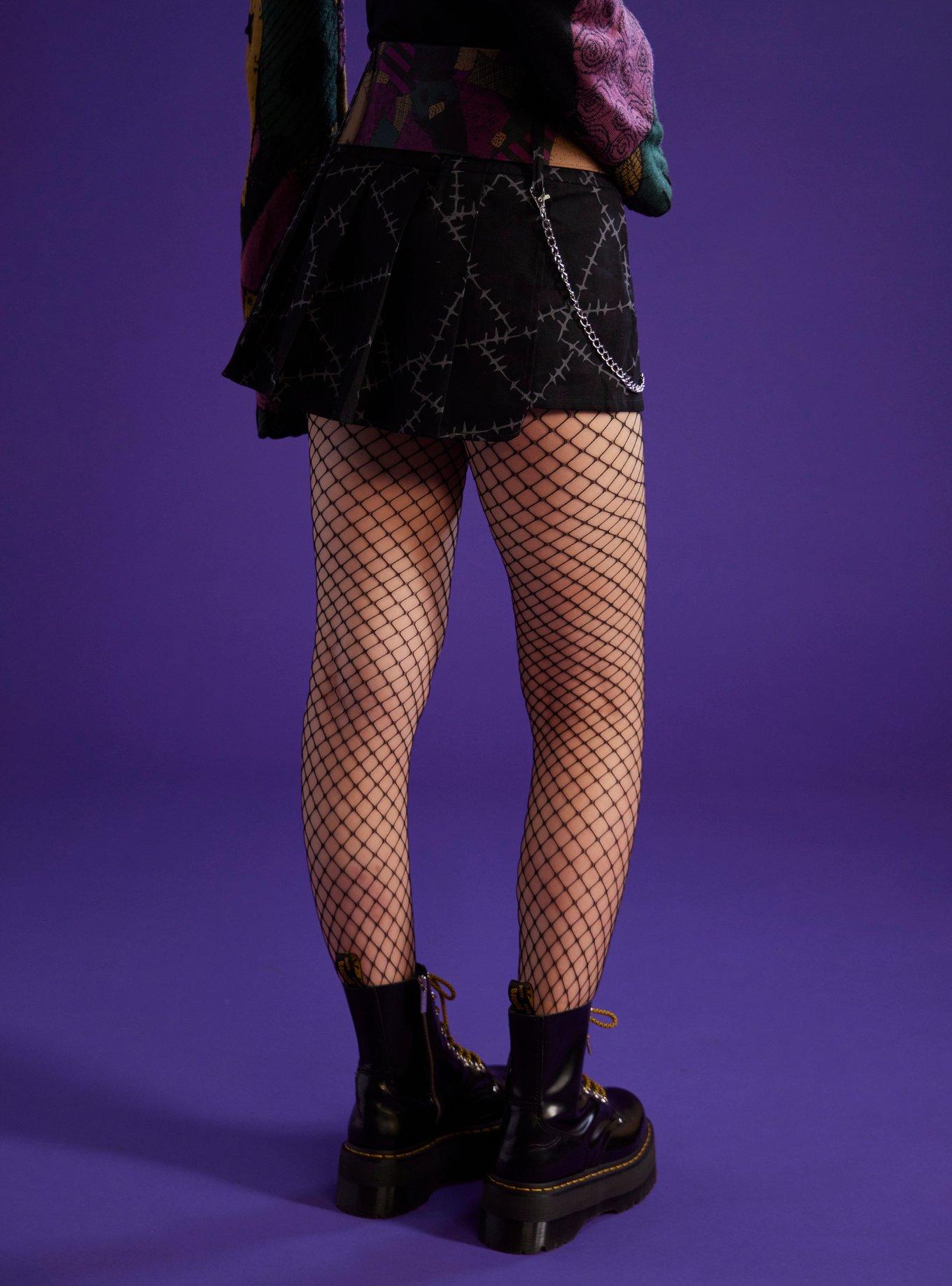 Her Universe The Nightmare Before Christmas Sally Wide Belt Mini Skirt, MULTI, alternate