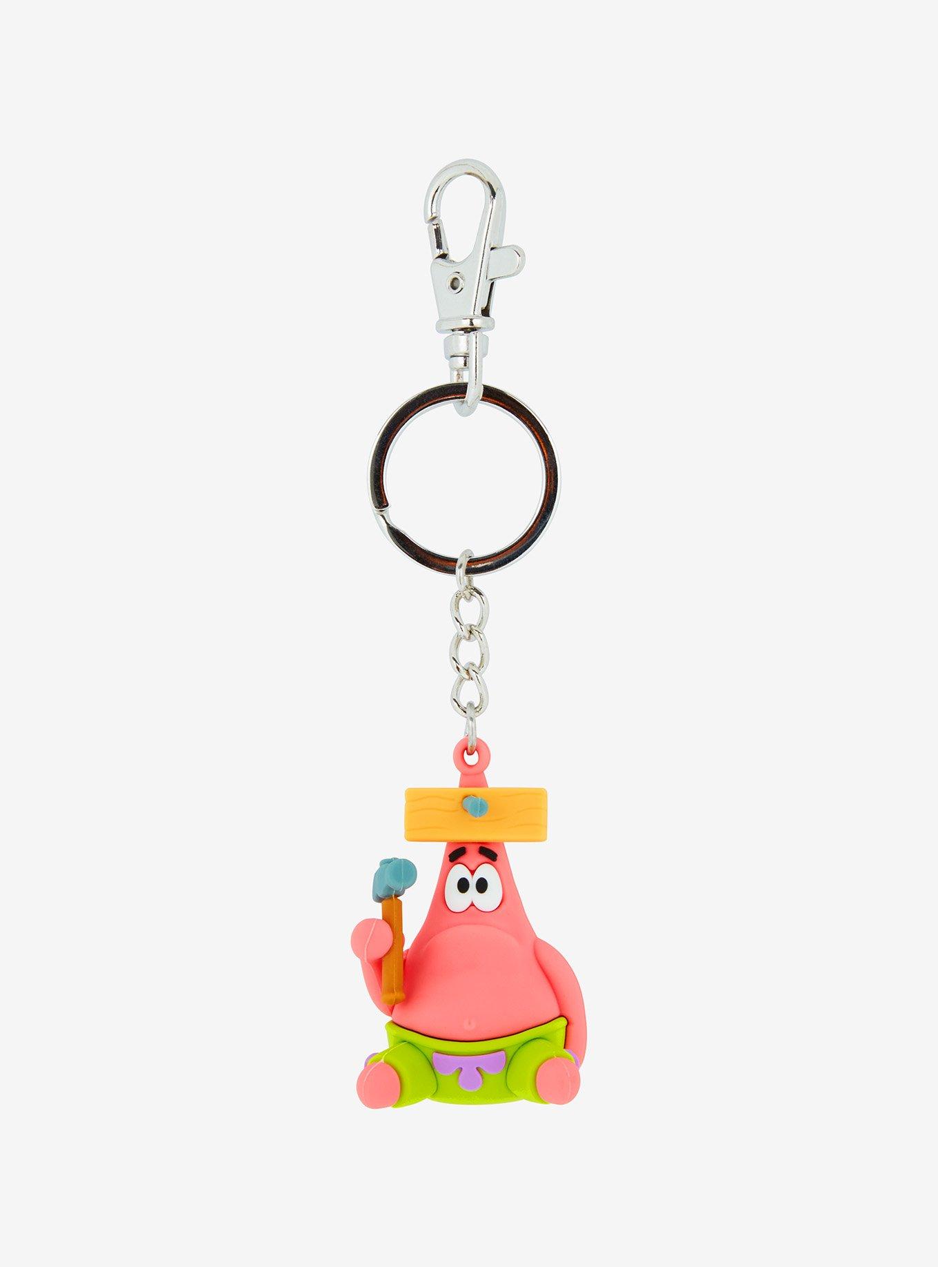 SpongeBob SquarePants Patrick Wood Board Figural Key Chain, , hi-res