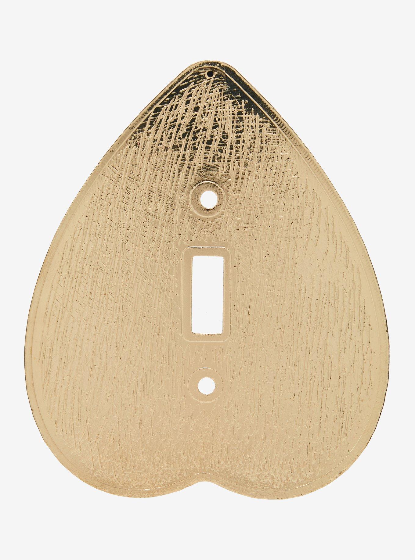 Spirit Board Planchette Black & Gold Light Switch Cover, , alternate