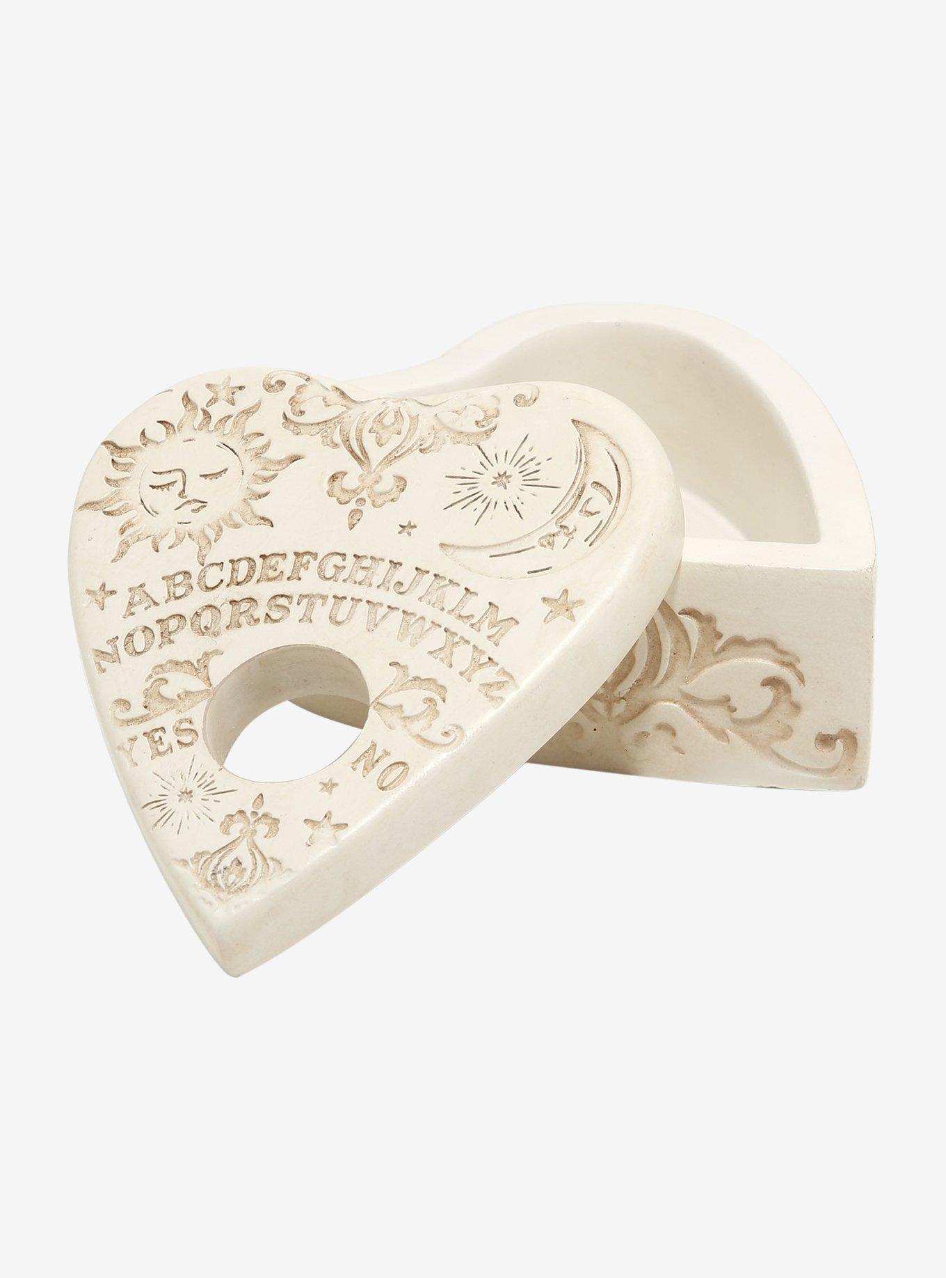 Spirit Board Planchette White Card Trinket Dish