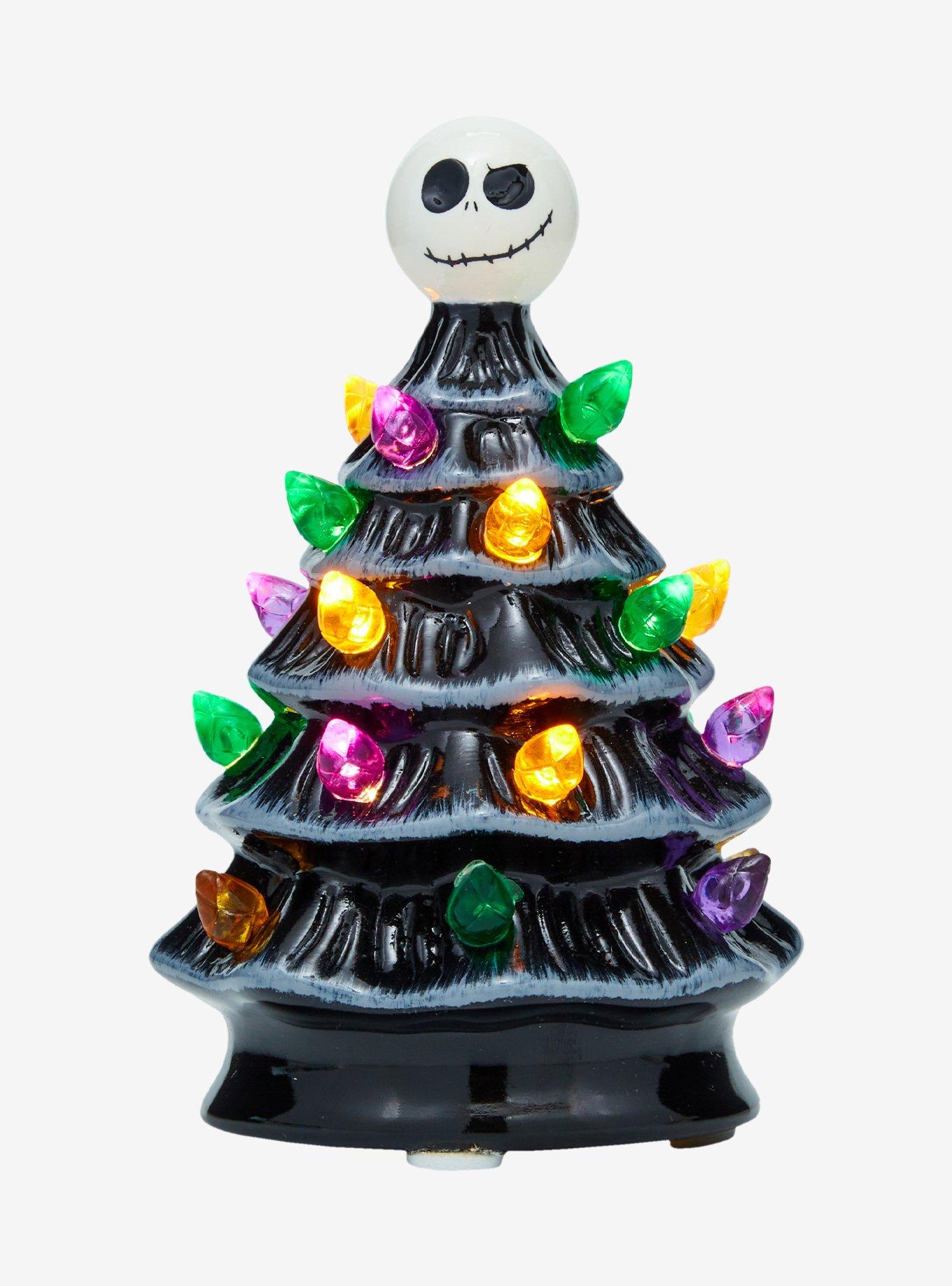 The Nightmare Before Christmas Jack Light-Up Mini Ceramic Tree, , hi-res