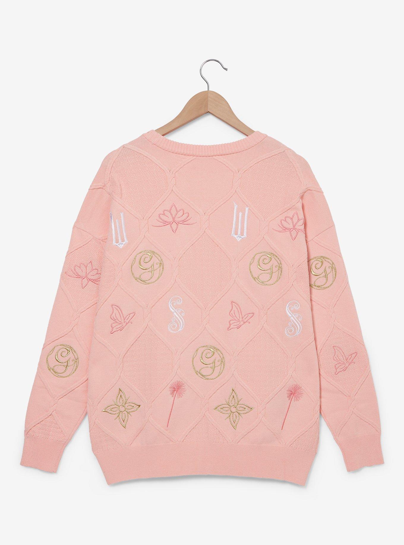 Wicked Glinda Icons Women's Plus Size Cardigan - BoxLunch Exclusive, PINK, alternate