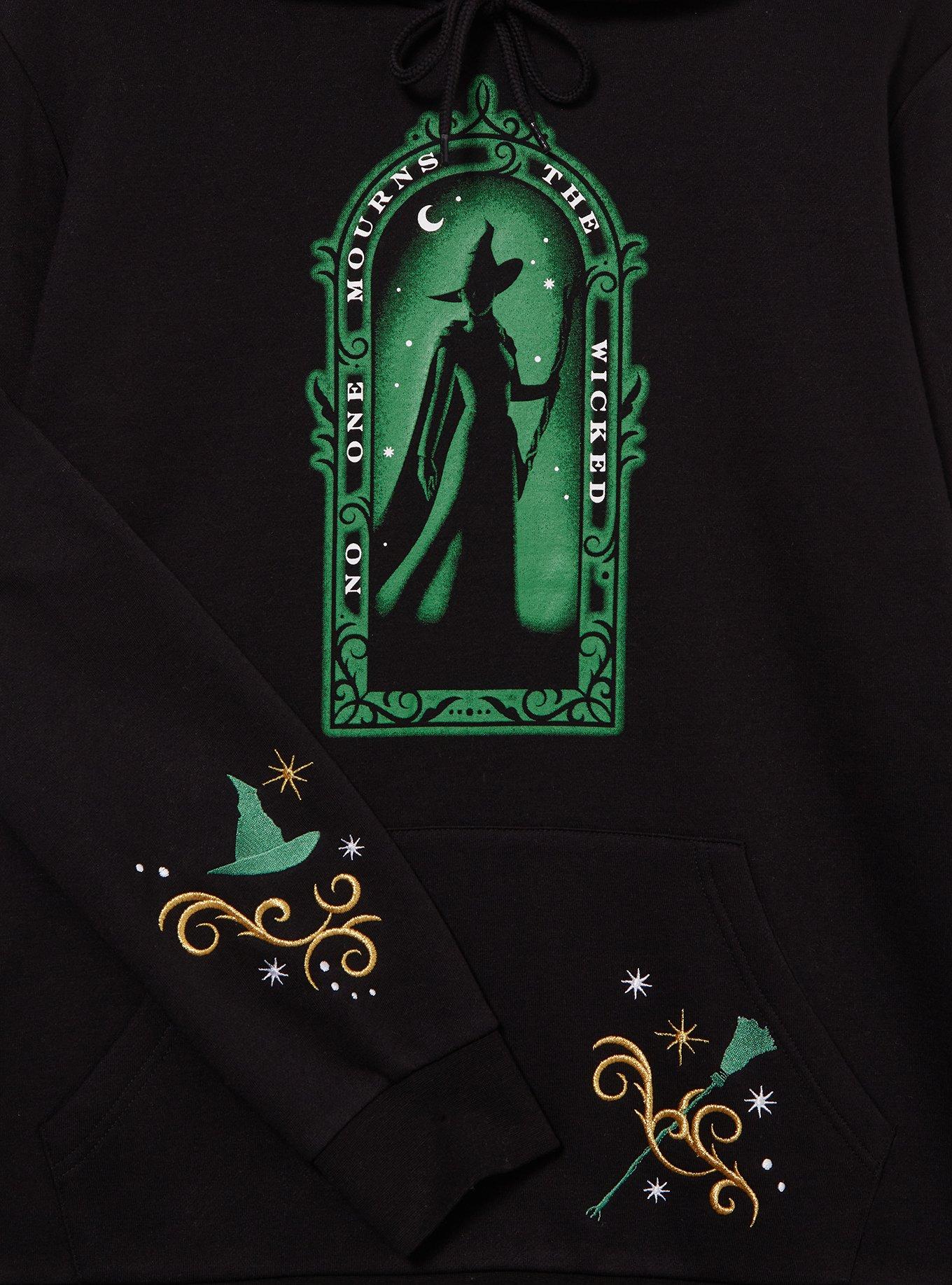 Wicked Elphaba Portrait Hoodie - BoxLunch Exclusive, BLACK, alternate