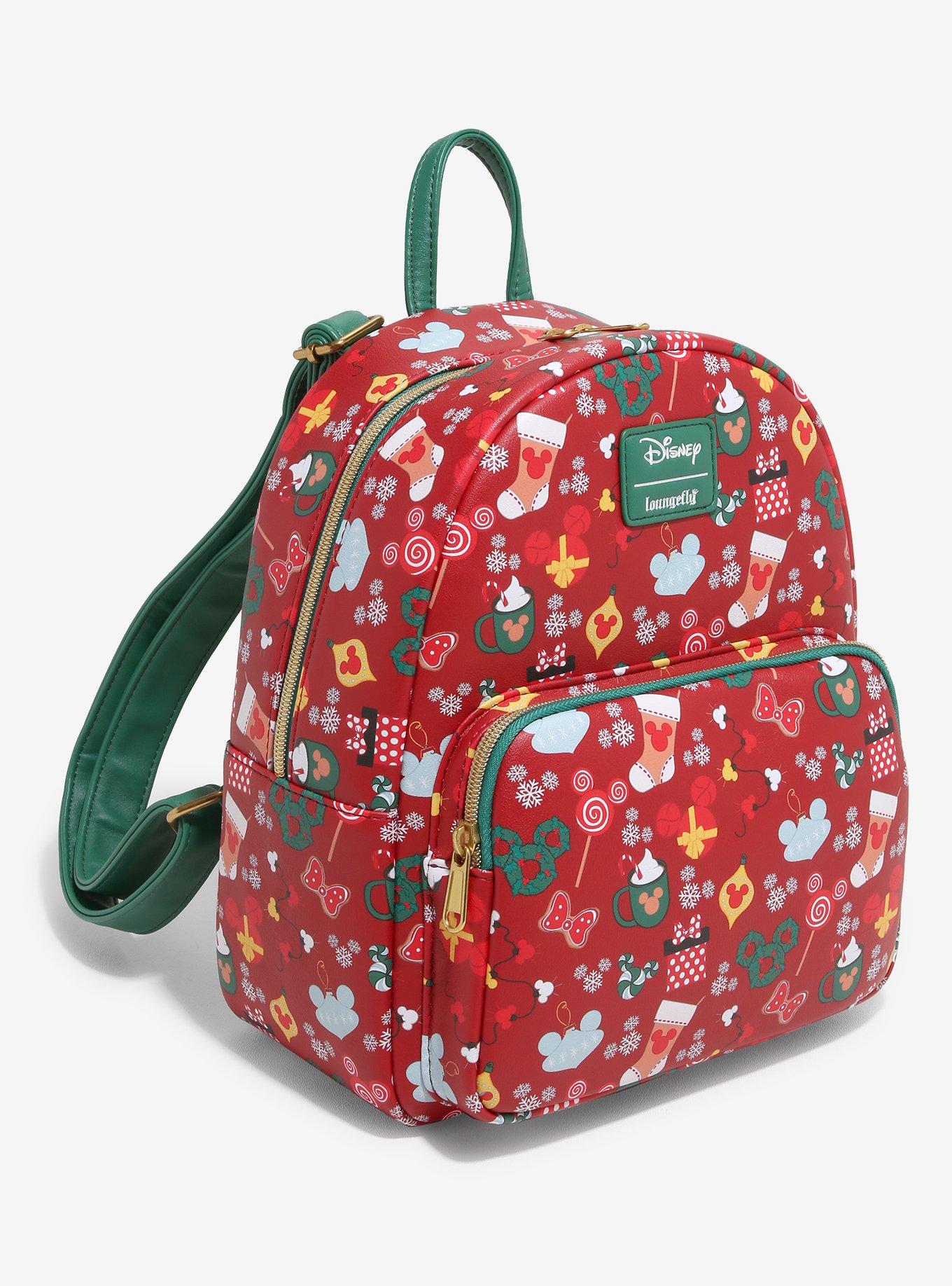 Loungefly Disney Mickey Mouse Holiday Sweets & Treats Mini Backpack Hot Topic Exclusive, , hi-res