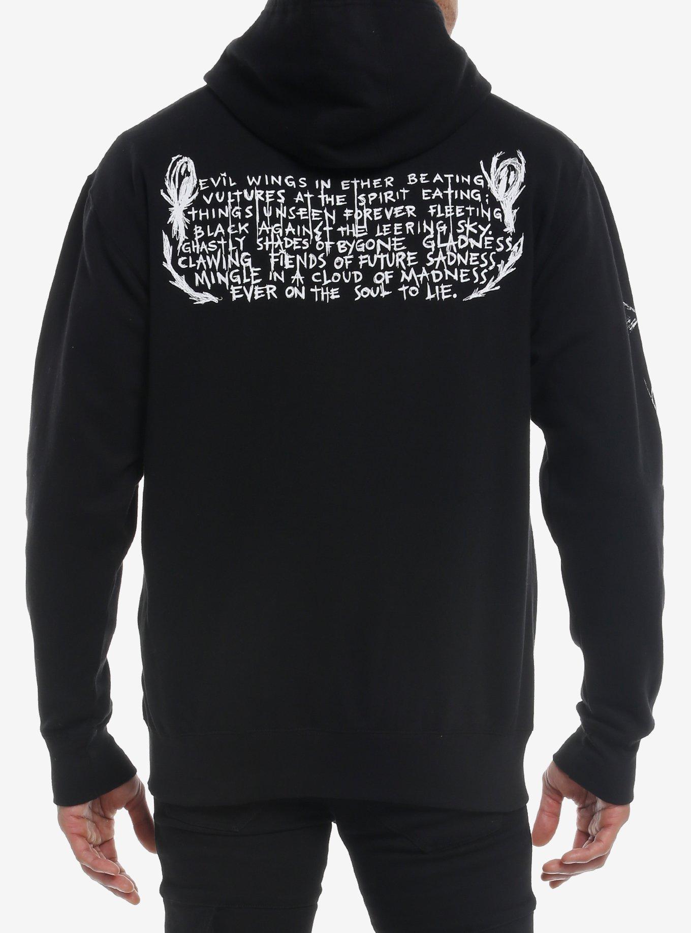 The Crow (2024) Eric Draven Hoodie, BLACK, alternate