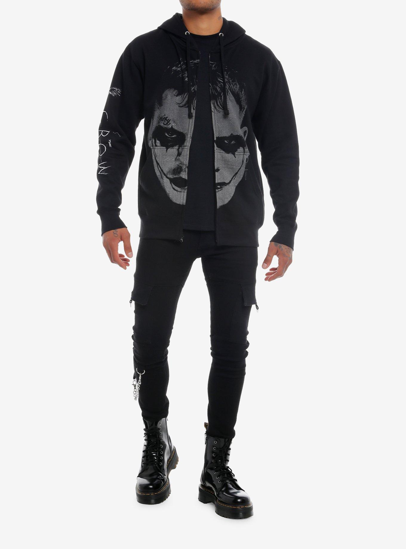 The Crow (2024) Eric Draven Hoodie, BLACK, alternate