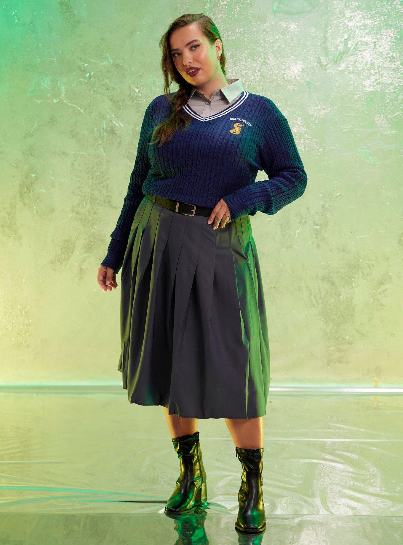 Our Universe Wicked Shiz University Sweater Our Universe Exclusive, NAVY, alternate