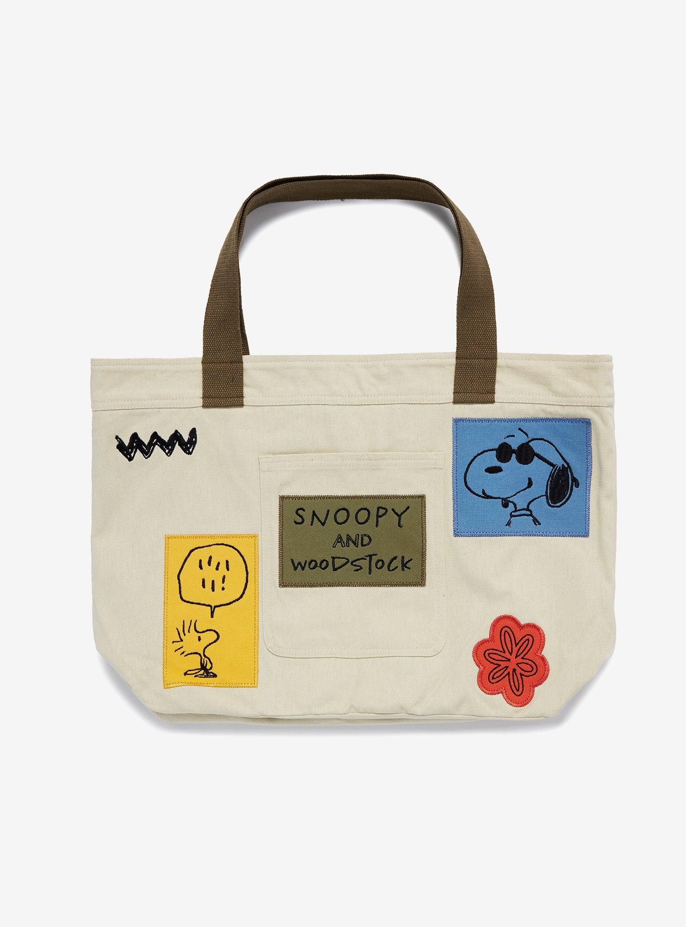 Peanuts Snoopy, Charlie Brown, & Woodstock Tote Bag, , hi-res