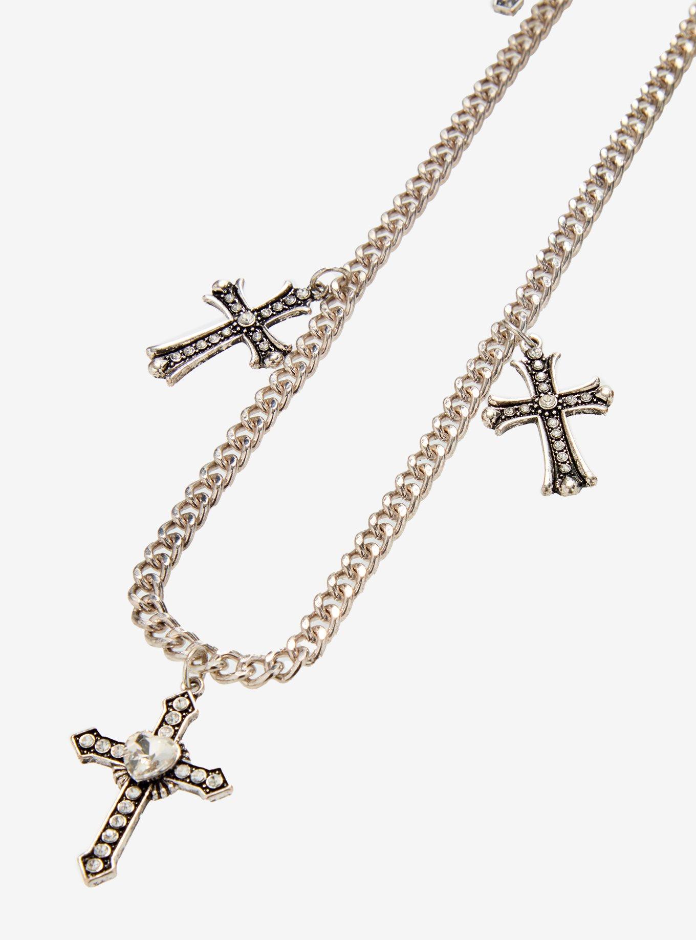 Silver Cross 24 Inch Wallet Chain