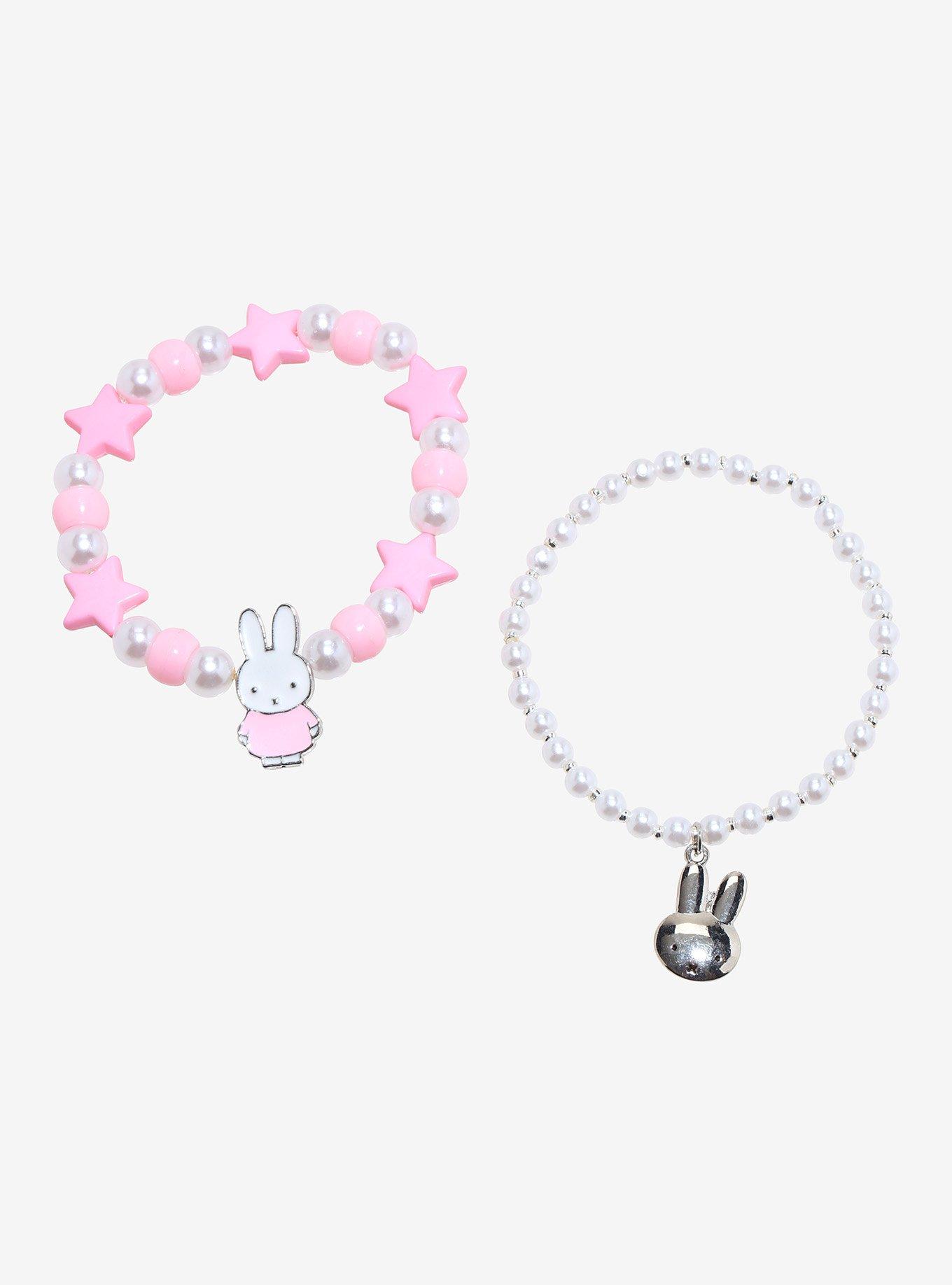 Miffy Charm Bead Bracelet Set, , hi-res