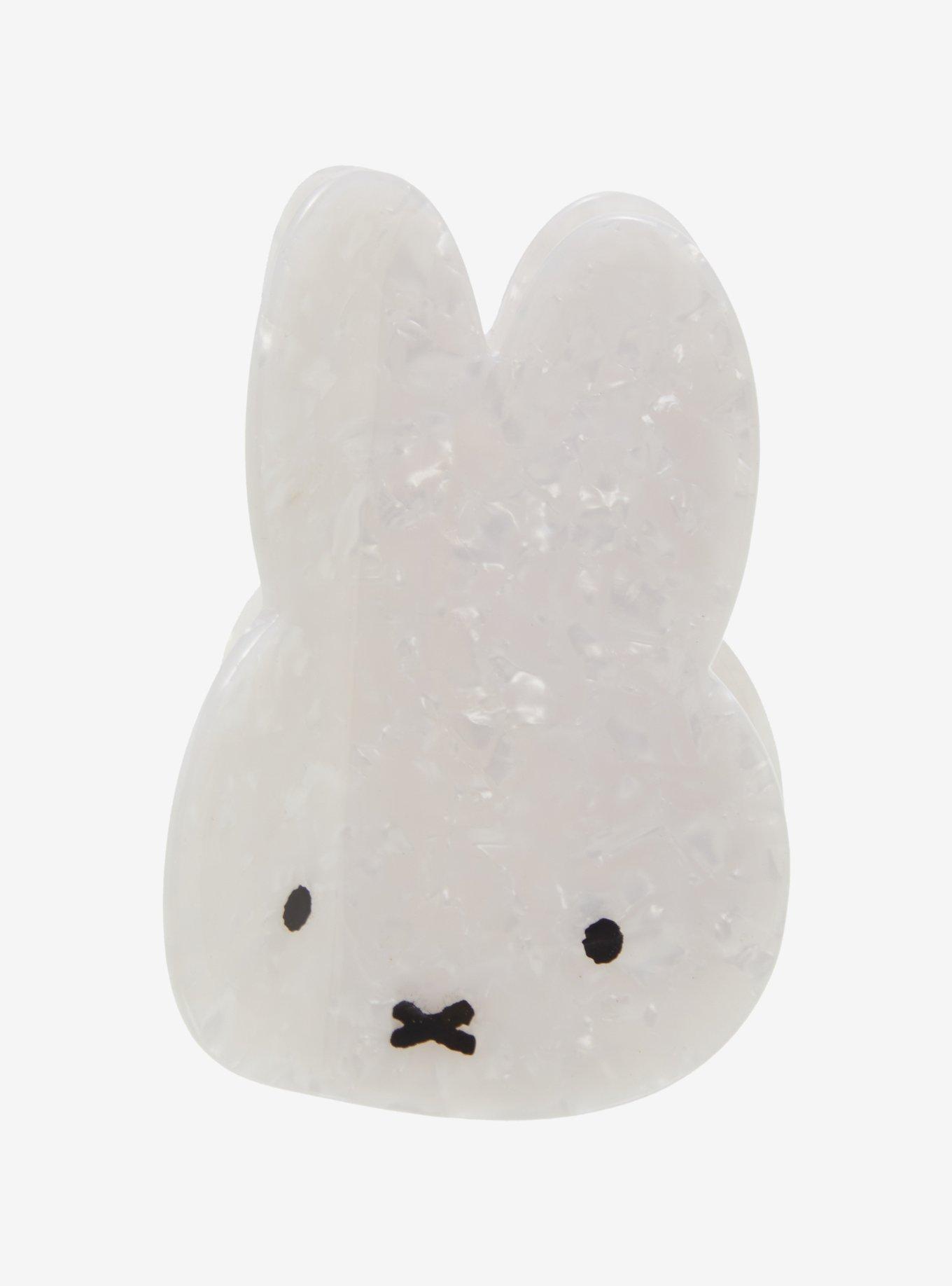 Miffy White Marble Claw Hair Clip, , hi-res