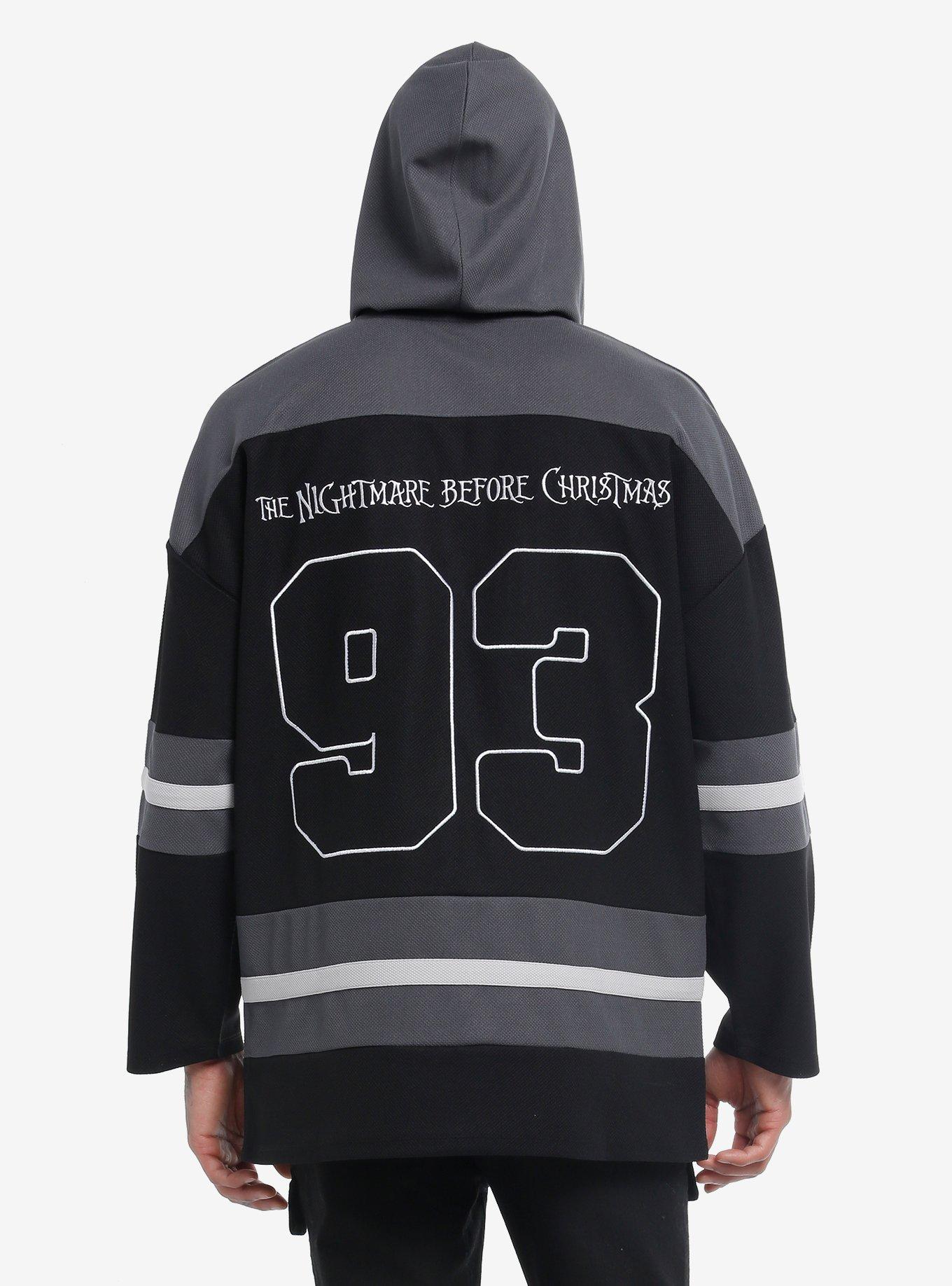 The Nightmare Before Christmas Jack Skellington Hockey Jersey, BLACK, alternate