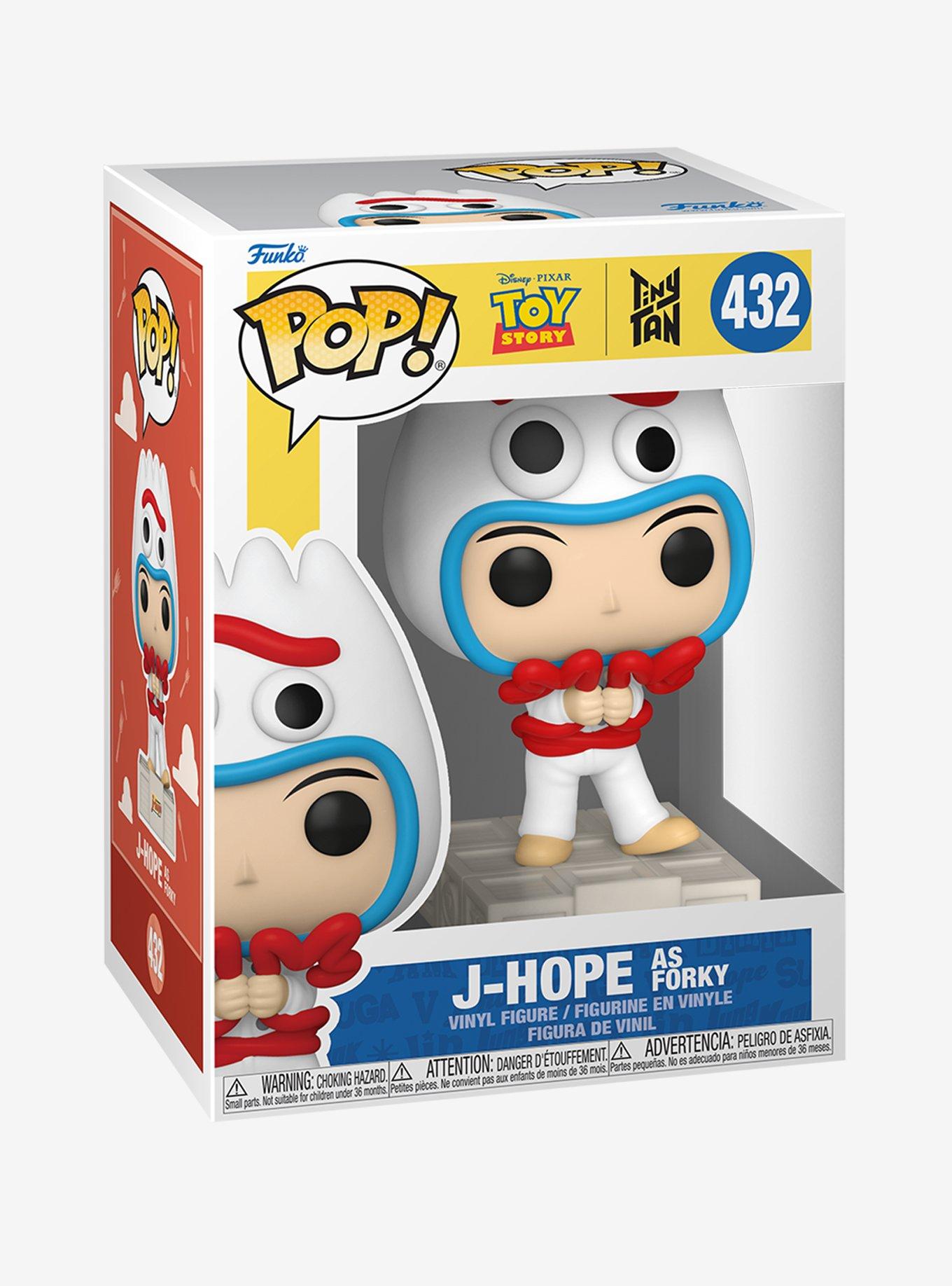 Funko Disney Pixar Toy Story X TinyTAN Pop! J-Hope As Forky Vinyl Figure, , alternate - view 2