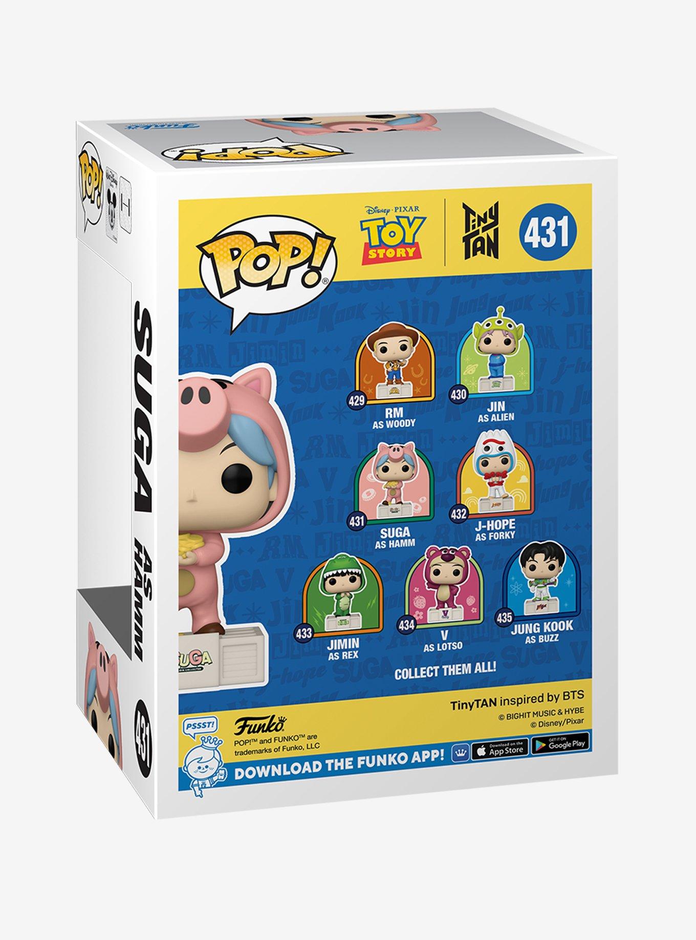 Funko Disney Pixar Toy Story X TinyTAN Pop! Suga As Hamm Vinyl Figure, , alternate