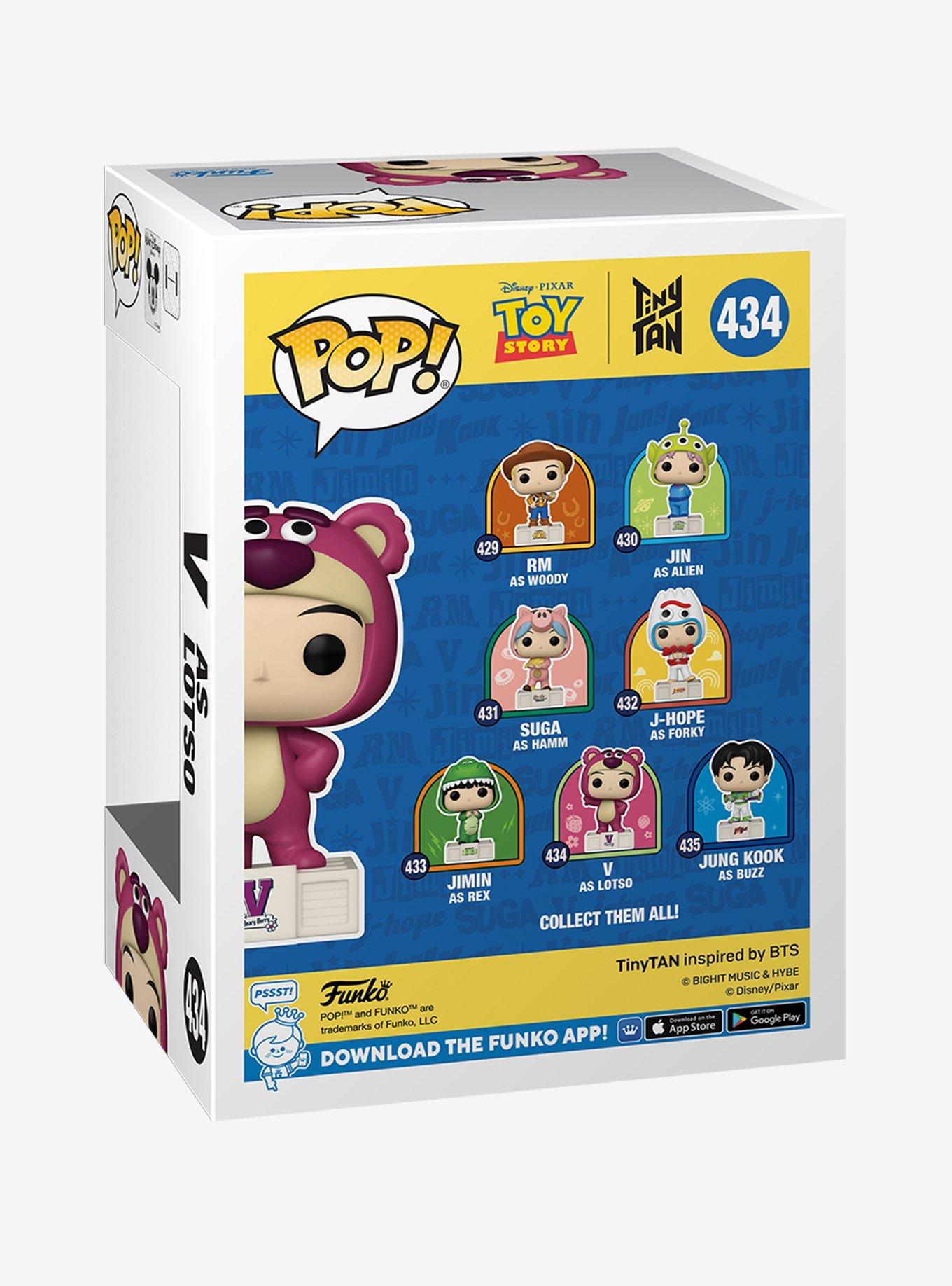 Funko Disney Pixar Toy Story X TinyTAN Pop! V As Lotso Vinyl Figure, , alternate