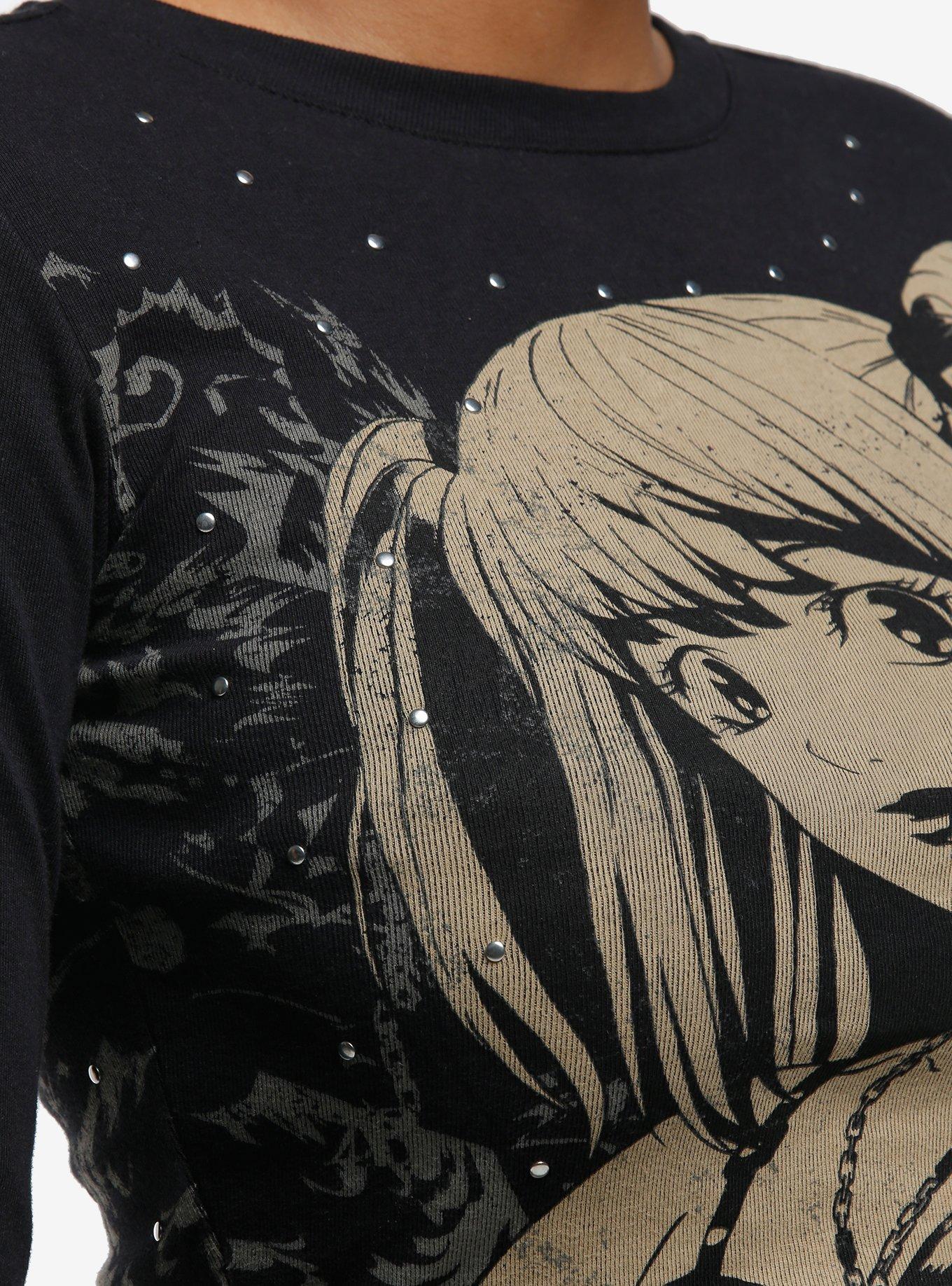 Death Note Misa Studded Girls Long-Sleeve Top, , alternate